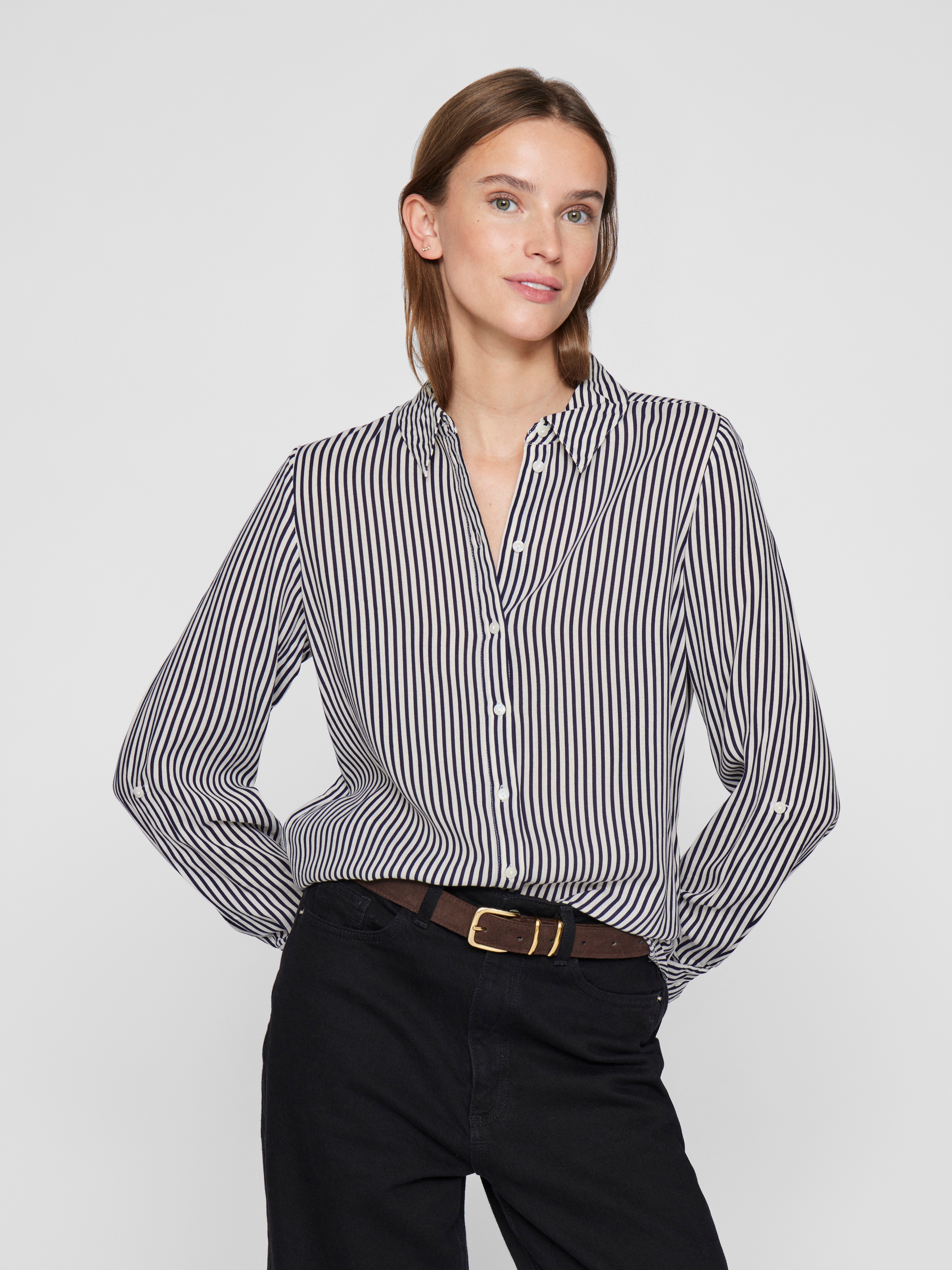 Vila Langarmbluse »VIROSA L/S SHIRT - NOOS«