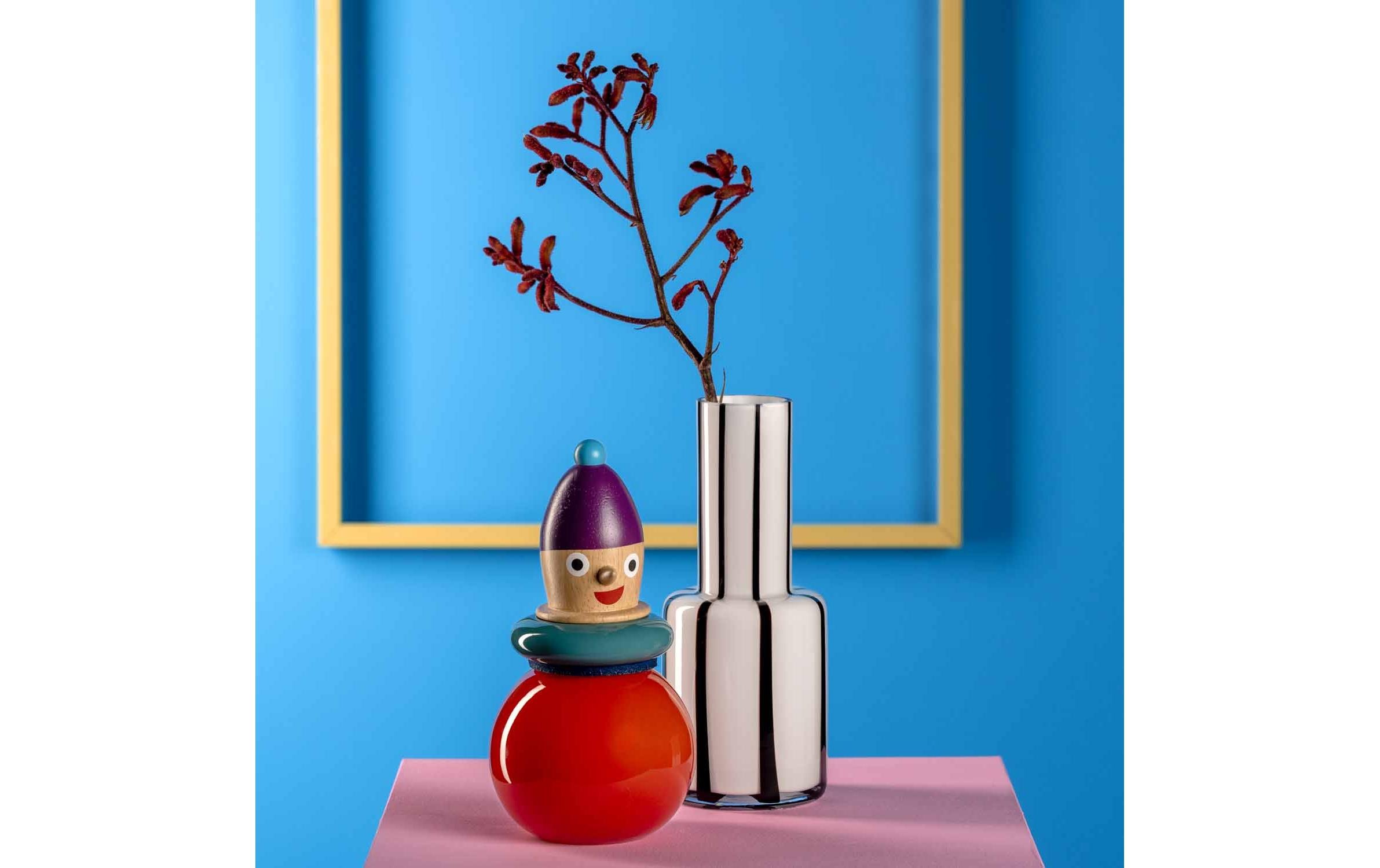 LEONARDO Dekovase »Buoni Amici Pino 24 cm, Mehrfarbig«
