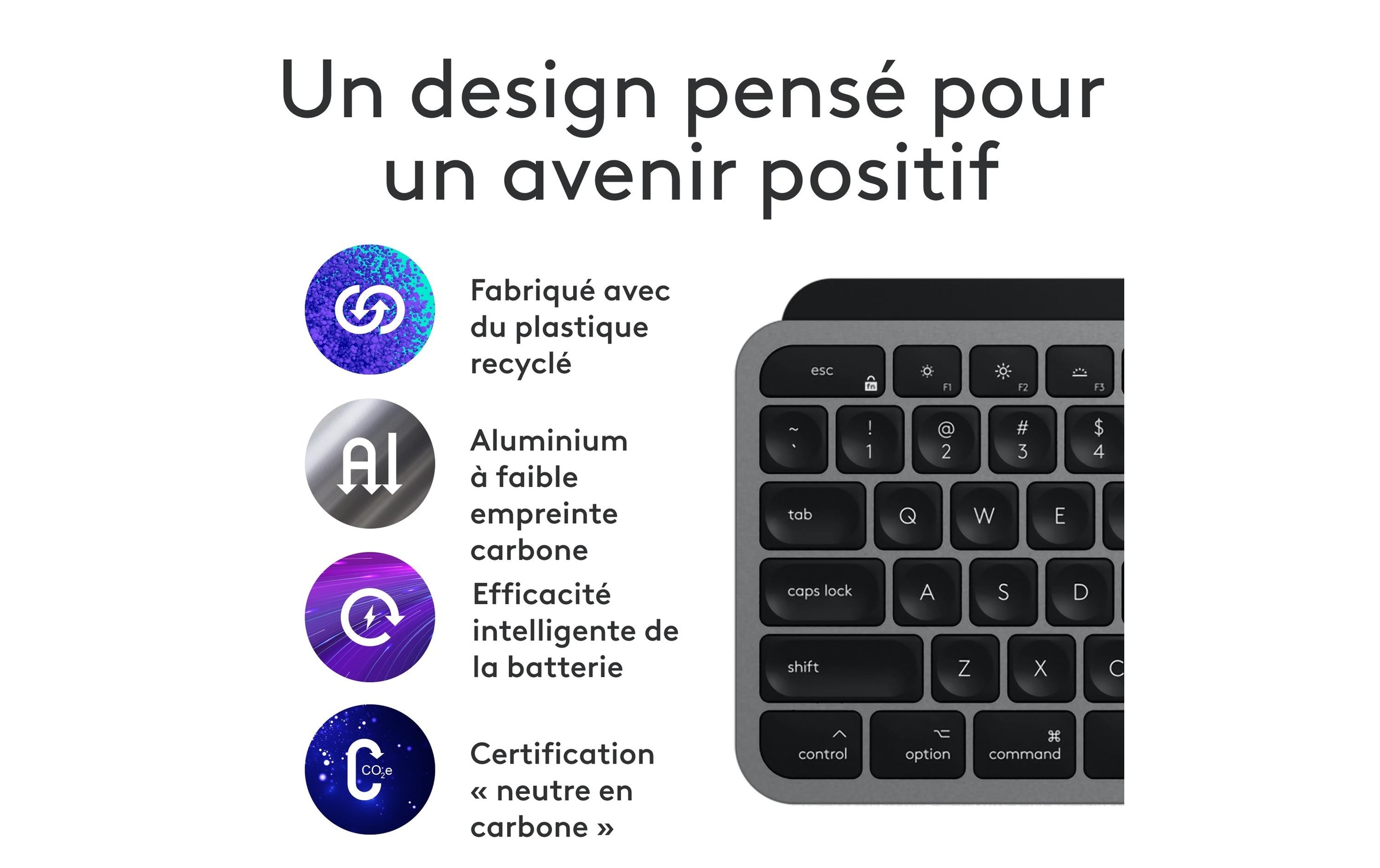 Logitech Tastatur- und Maus-Set »MX Keys S Combo for Mac«
