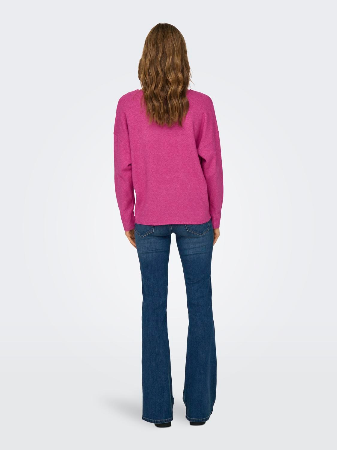 ONLY V-Ausschnitt-Pullover »ONLRICA LIFE L/S V-NECK PULLO KNT NOOS«