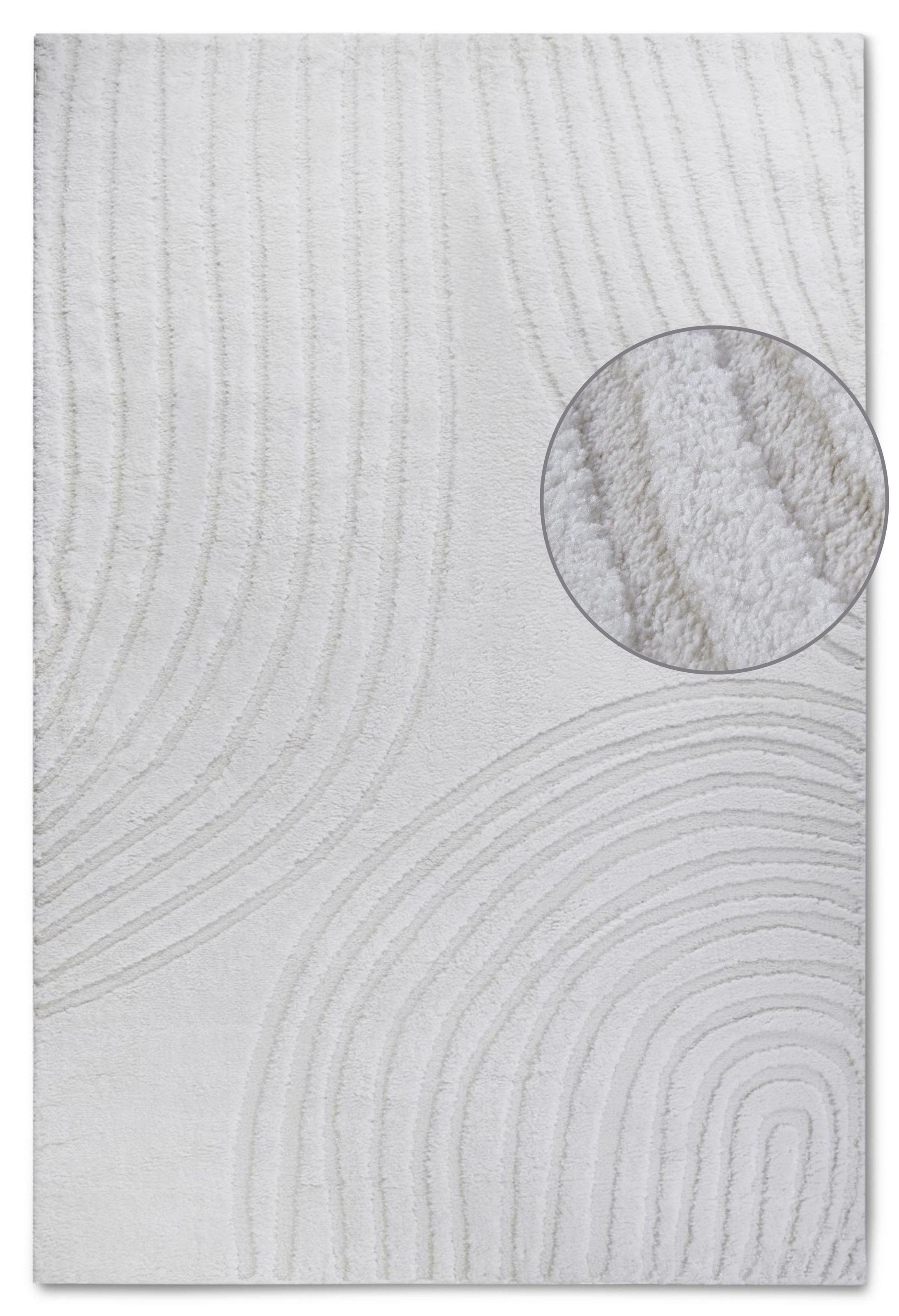 ELLE DECORATION Designteppich "Pigment" rechteckig 18 mm Höhe Hochflor, Shaggy, Läufer, weich, Langflor, modern, Hoch Tief Effekt