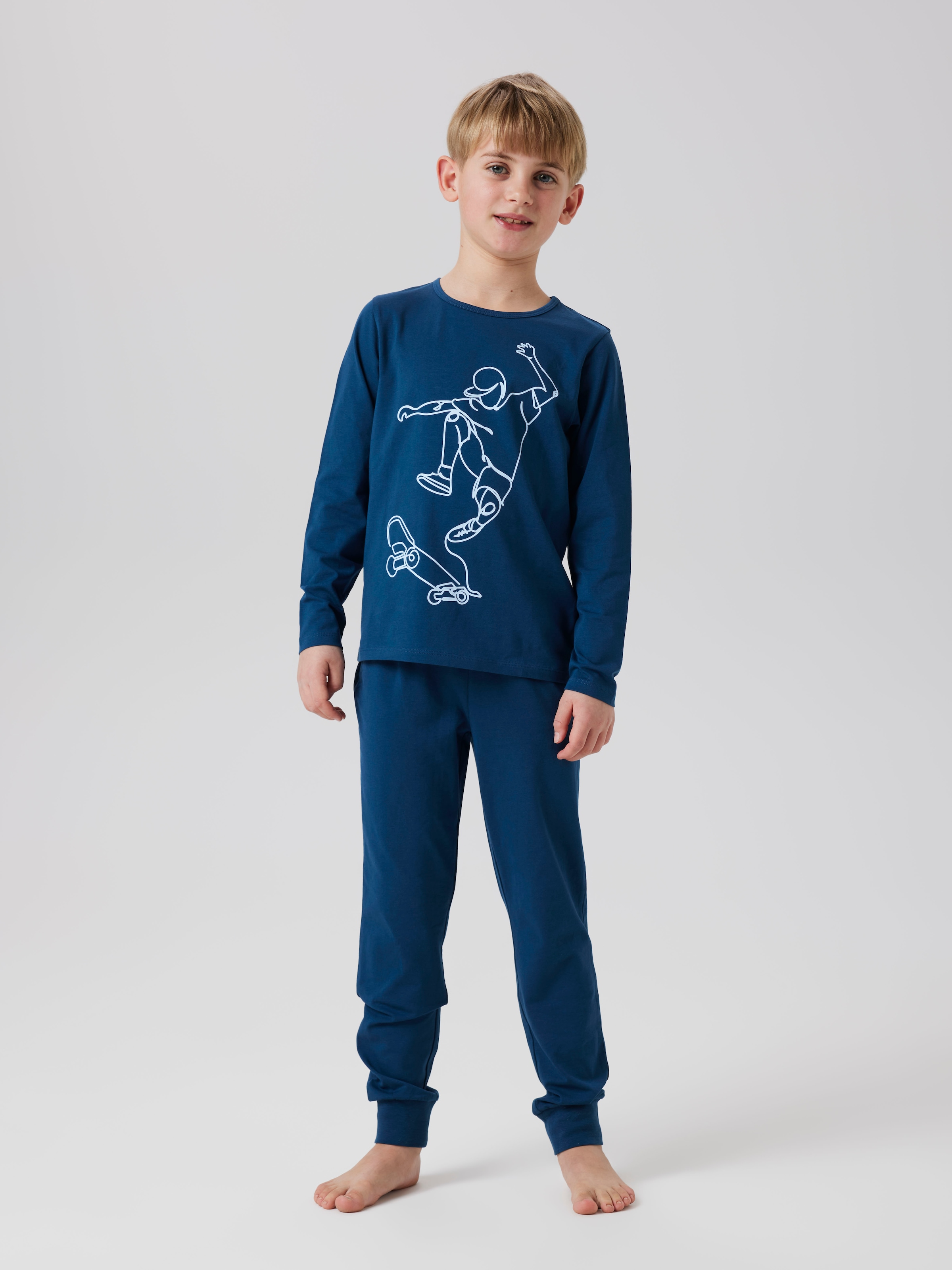 Name It Pyjama "NKMNIGHTSET TITAN SKATER NOOS" Set, 2 tlg.