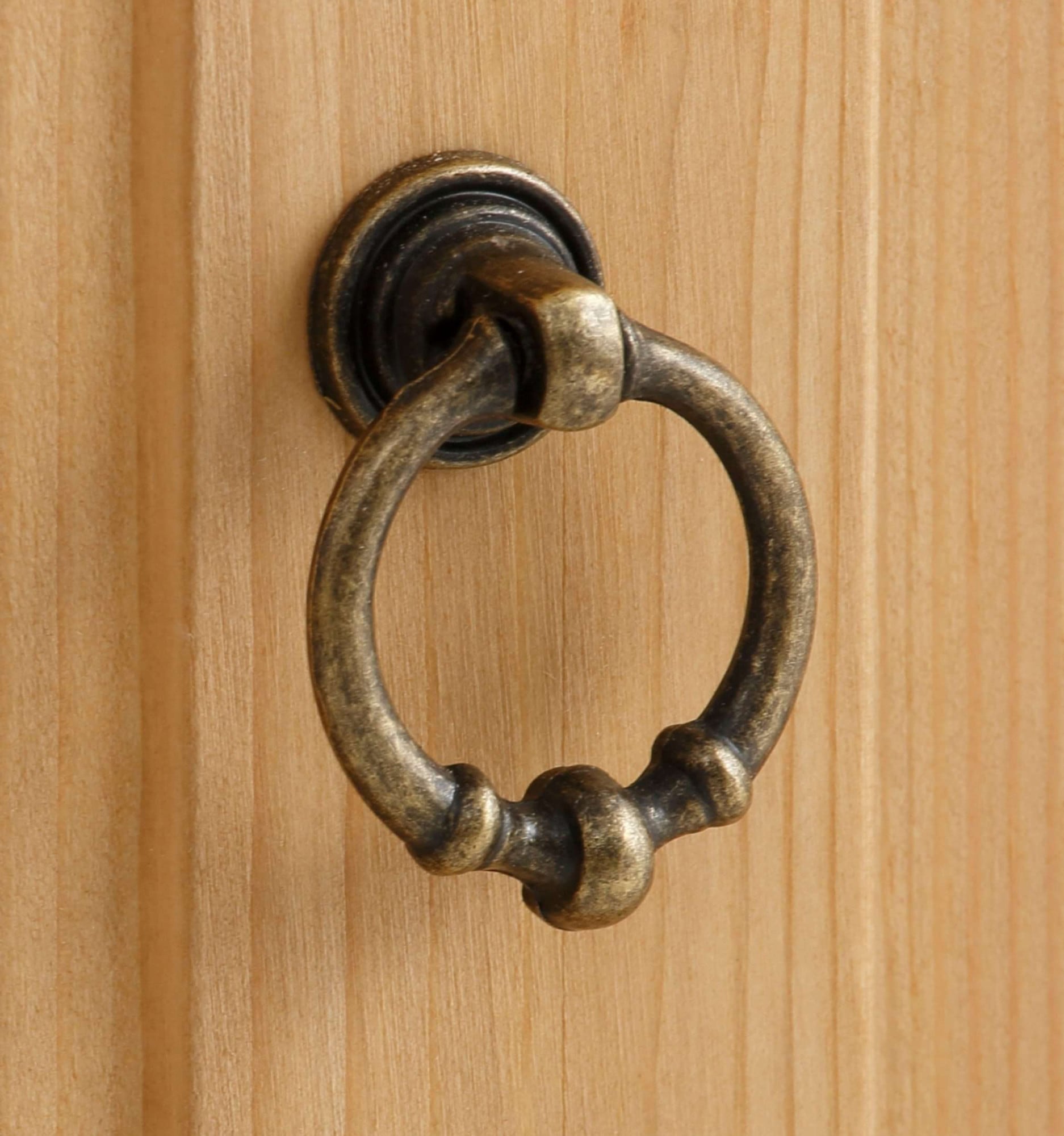 Home affaire Vitrine »Anna«, (Gesamtmasse (B/T/H): ca. 97/46/188 cm), mit Glastüren, Höhe 188 cm, Massivholz, mit Zierfräsungen, FSC®