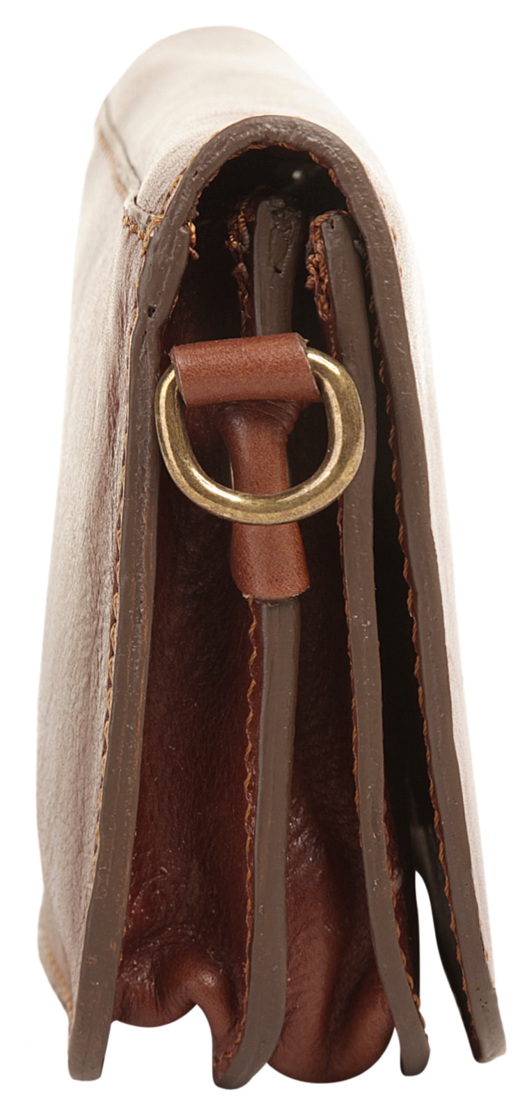 Piké Umhängetasche, echt Leder, Made in Italy