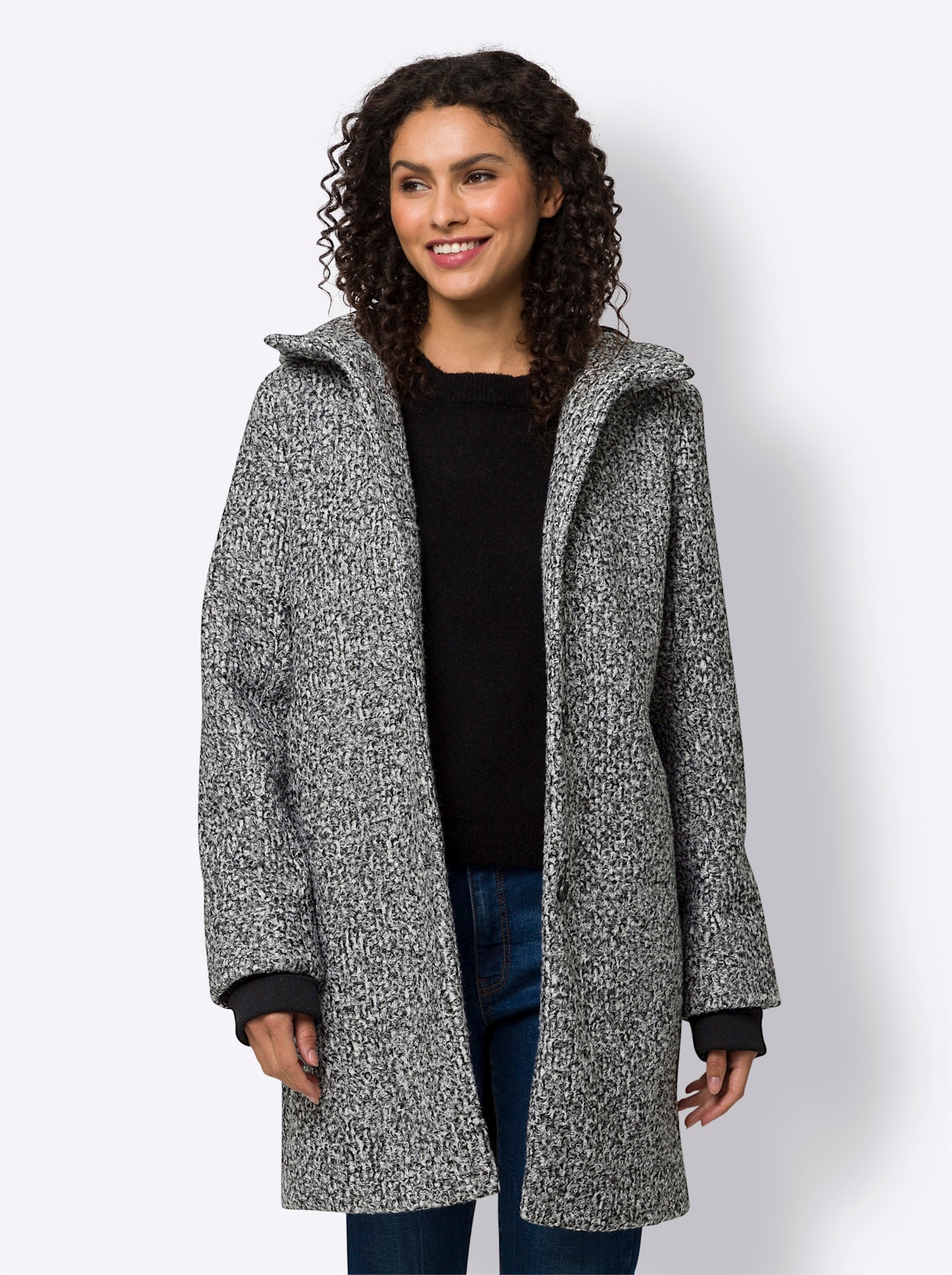 heine Langjacke, mit Kapuze