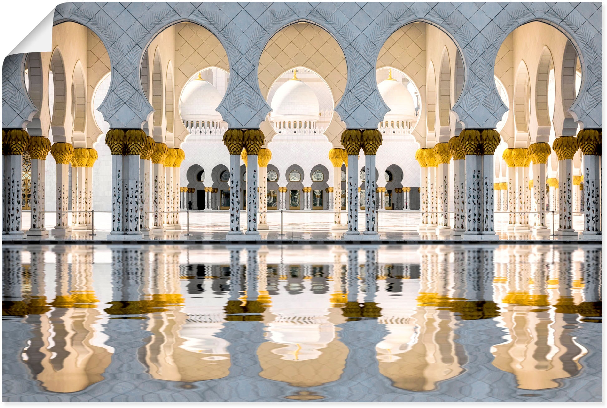 Grössen Artland (1 St.), versch. Gebäude, oder »Scheich-Zayid-Moschee«, Wandaufkleber als Poster | online kaufen Jelmoli-Versand Alubild, in Leinwandbild, Wandbild