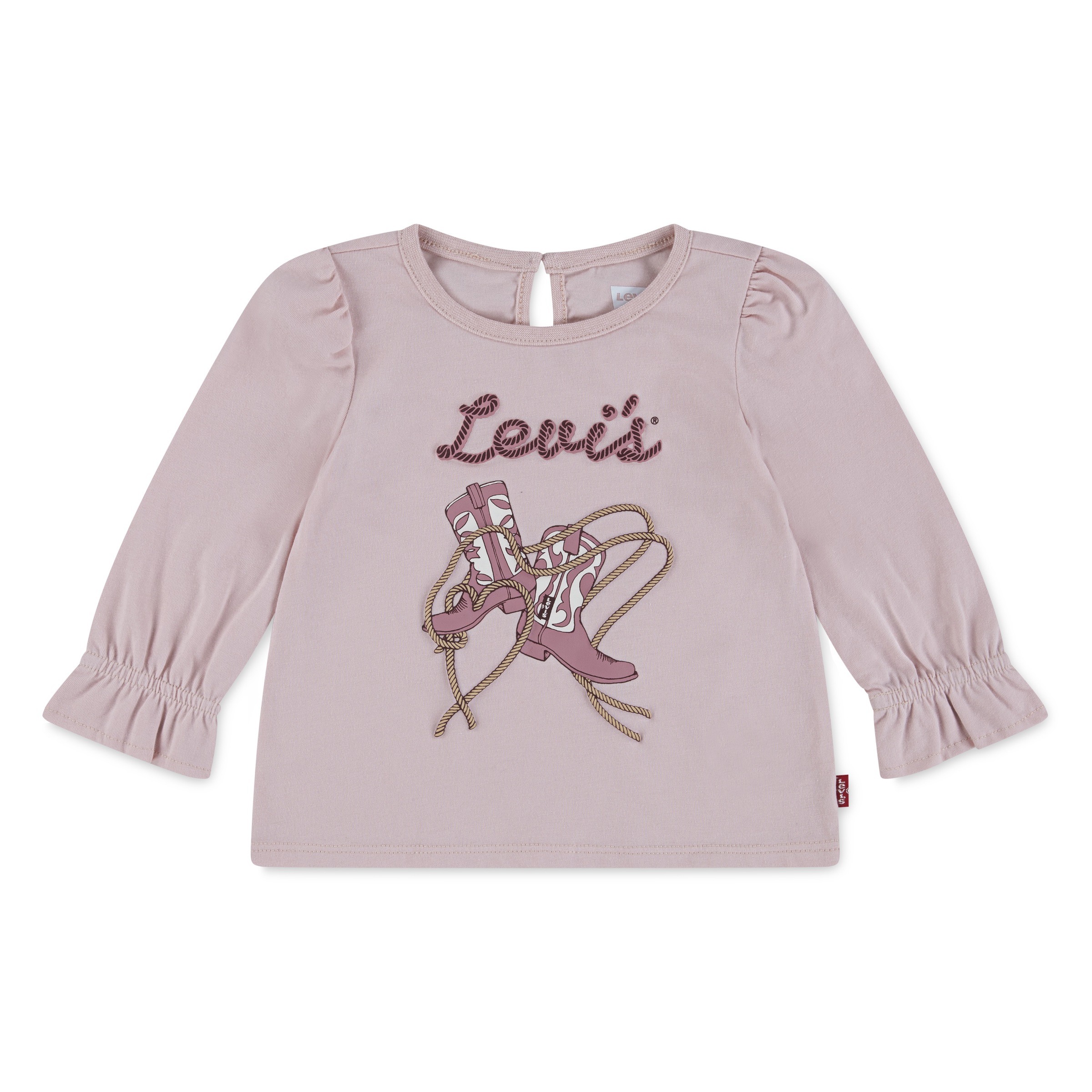 Levi's® Kids Langarmshirt »LVG LS KNOT FRONT KNIT TEE« im Western-Look, for Girls