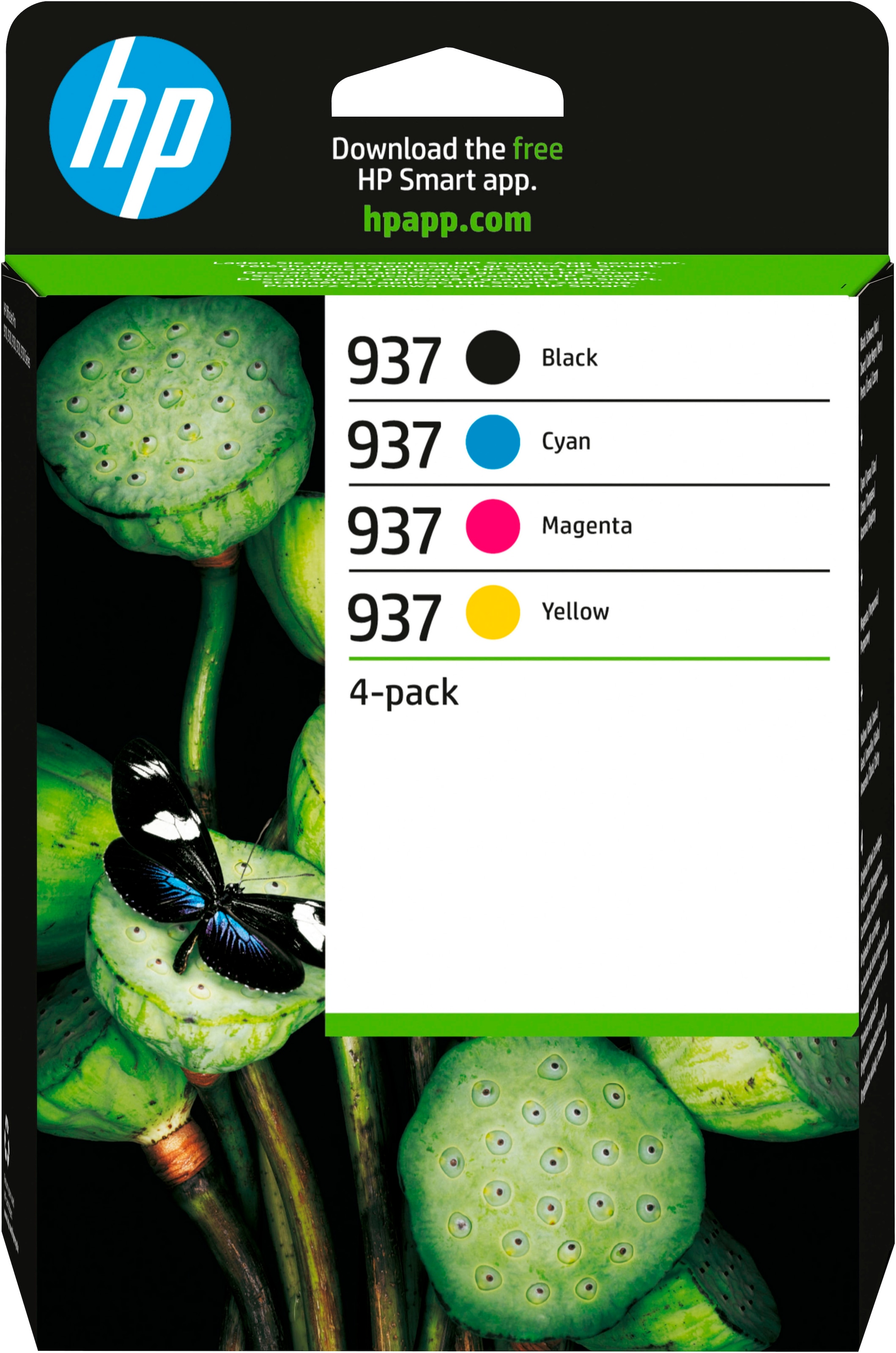 HP Tintenpatrone »937 CMYK Original Ink Cartridge 4-Pack«
