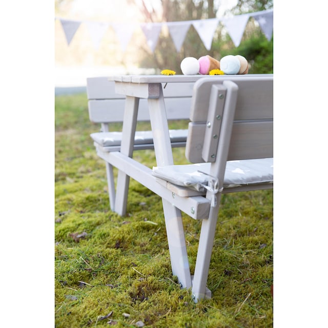 kaufen »Picknick mit Lehne Grau«, roba® Jelmoli-Online Deluxe, Outdoor im Kindersitzgruppe 4 for ❤ Shop