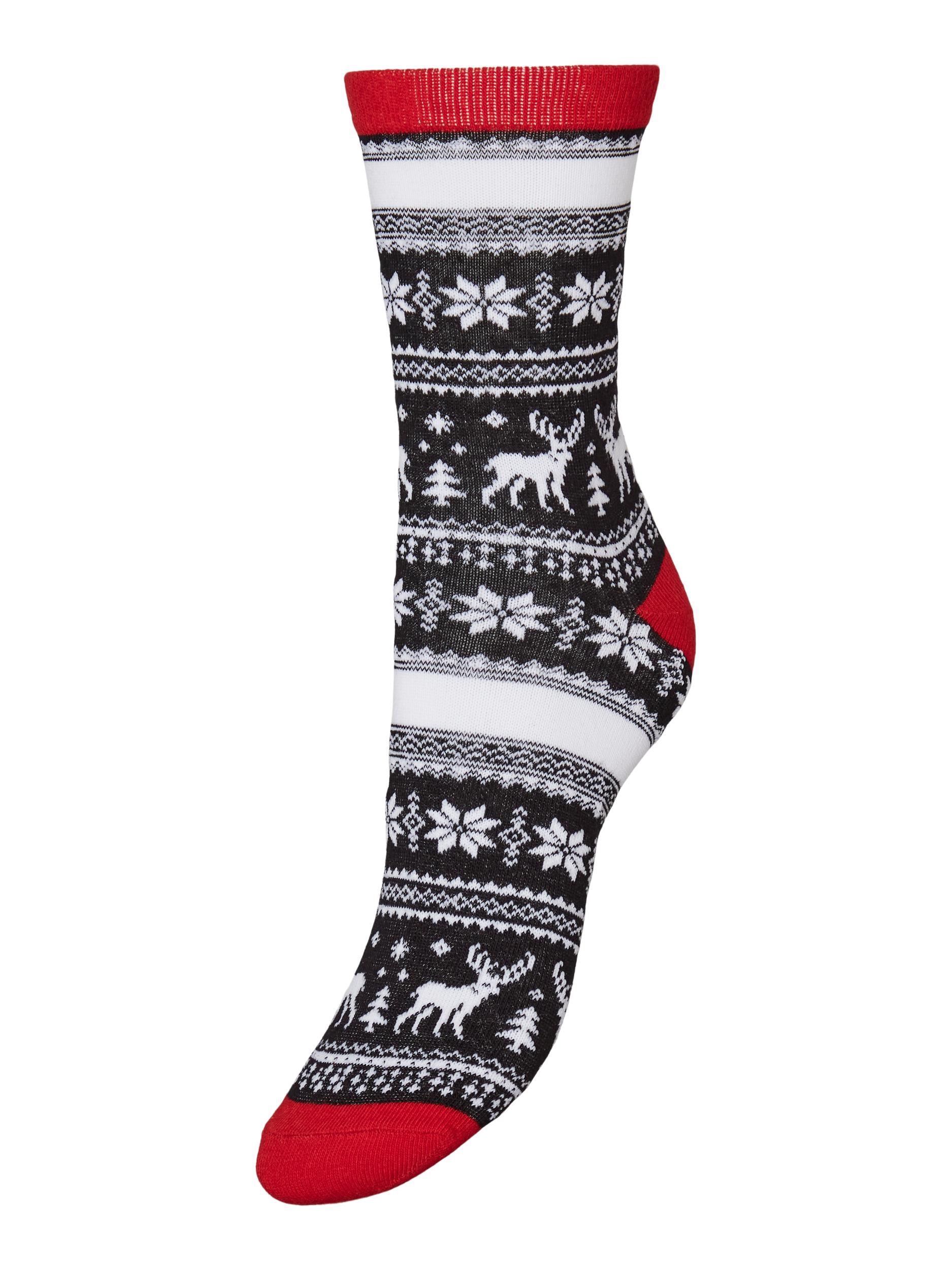 Vero Moda Socken »VMELF SOCKS GIFTBOX XMAS«, (Packung, 4 Paar)