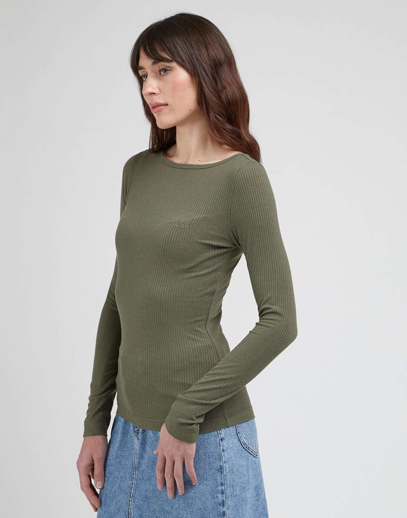 Lee® Langarmshirt »LEE Pullover LS Boat Neck Tee«