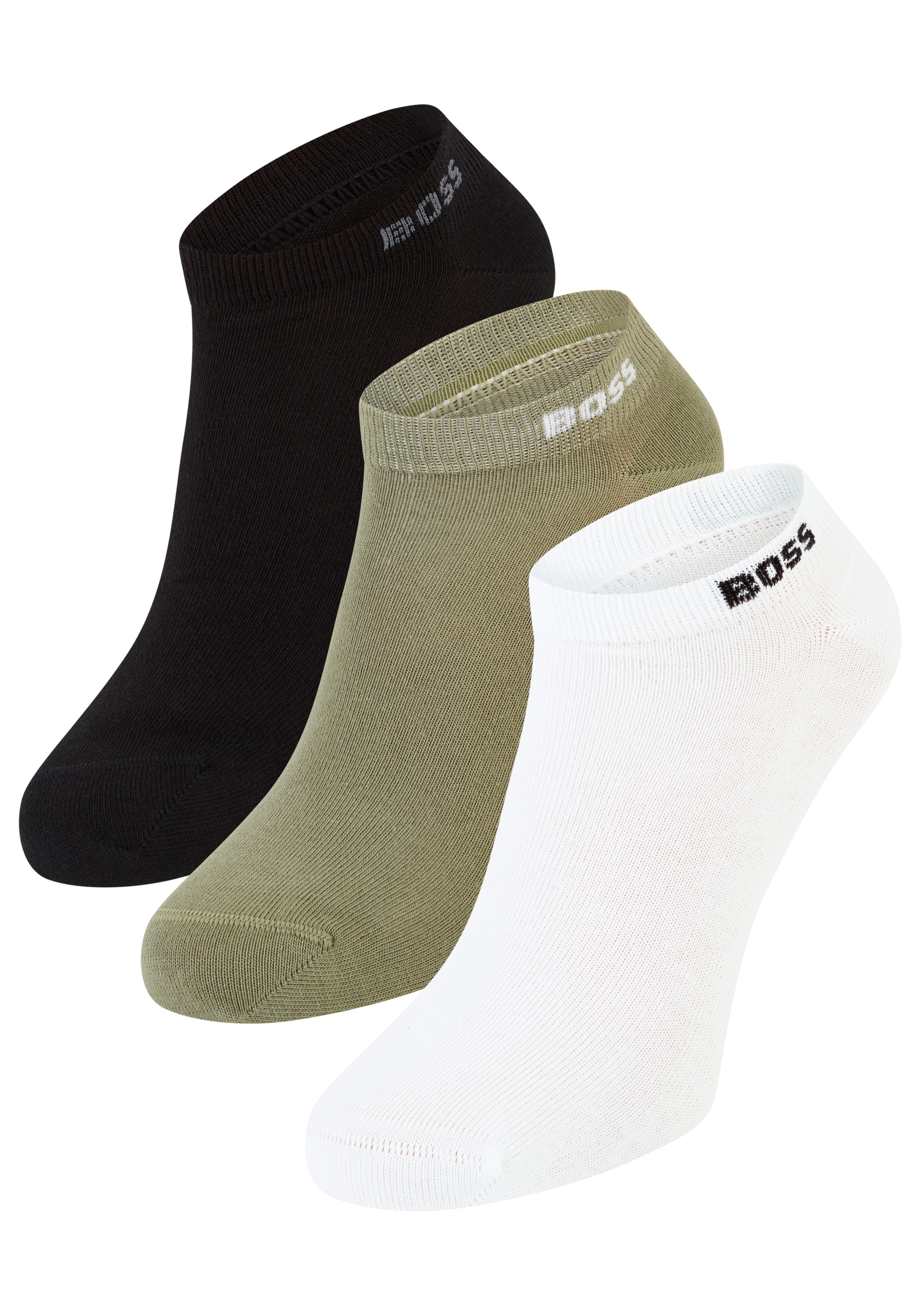 BOSS Sneakersocken »5P AS Uni CC« Packung, 5 Stk. tlg. mit BOSS Label