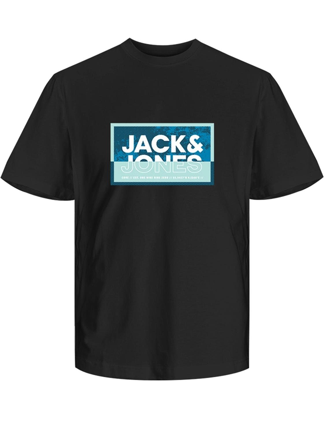 Jack & Jones T-Shirt »JCOLOGAN SUMMER PRINT TEE CREW NECK FST«