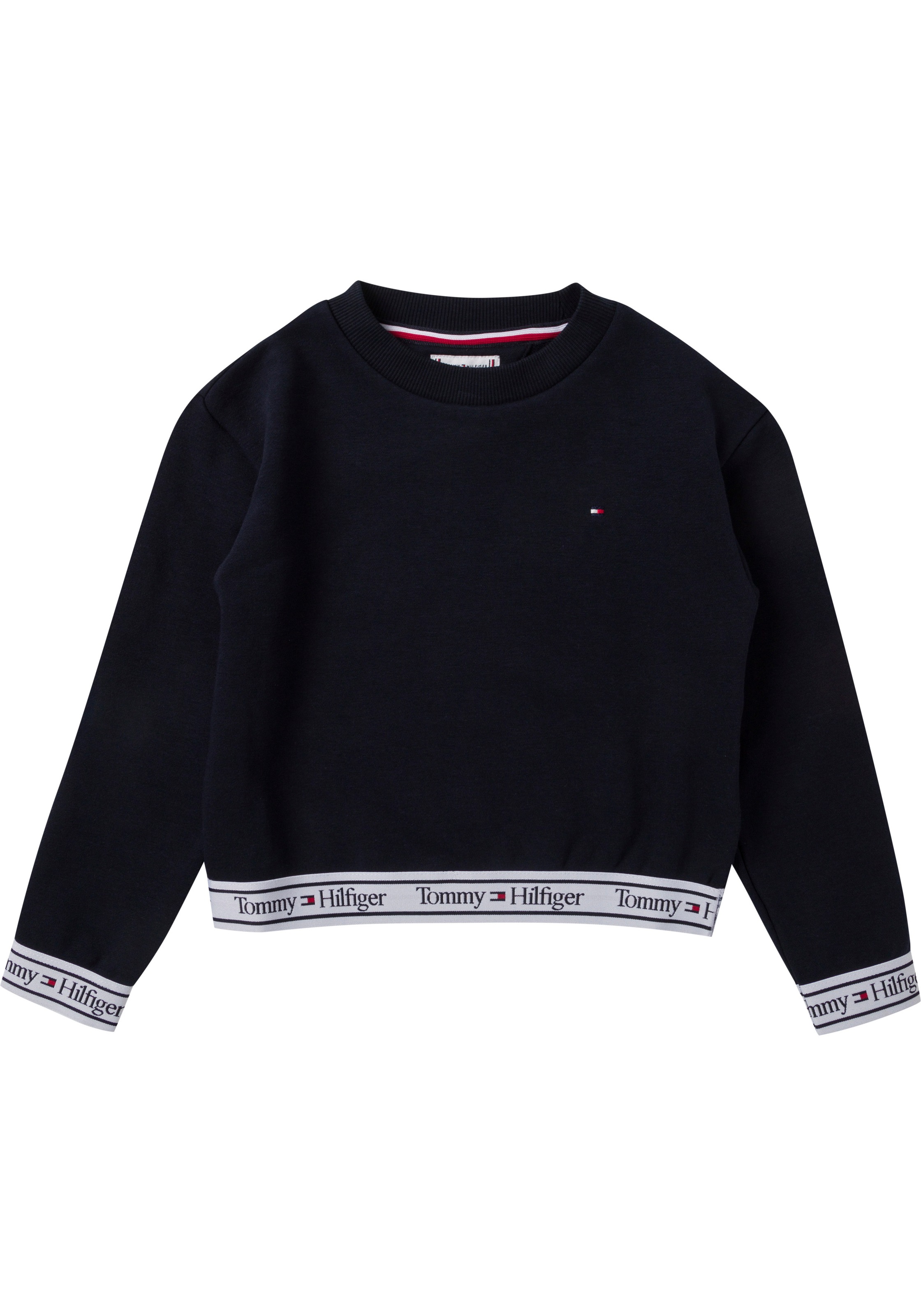 Tommy Hilfiger Sweatshirt »TOMMY TAPE CNK SWEATSHIRT L/S«, (1 tlg.), mit elastischem... kaufen
