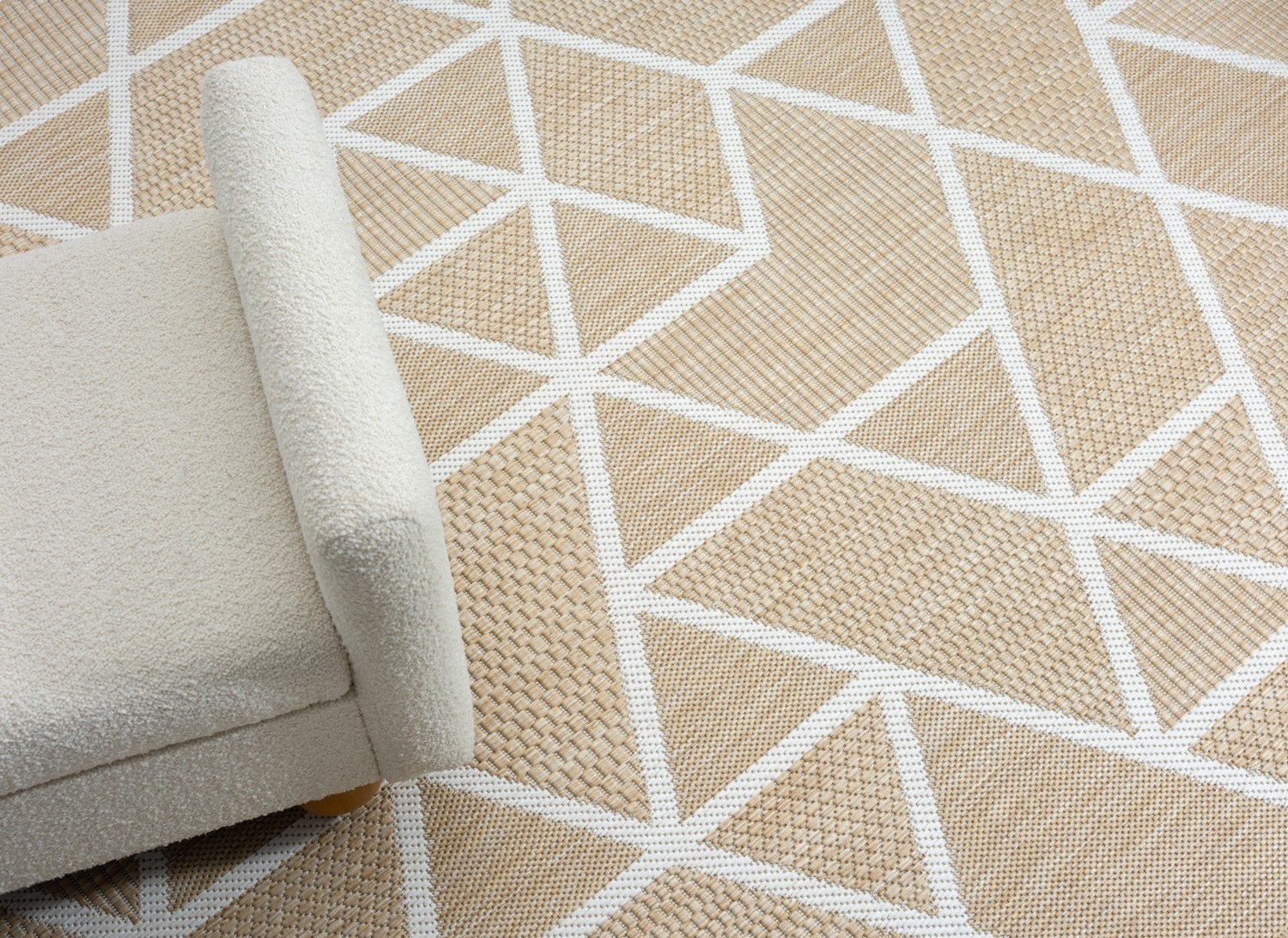Myflair Möbel & Accessoires Teppich »Miller, LAGERRÄUMUNG!«, rechteckig, 8 mm Höhe, Wendeteppich, modernes Design, Outdoor geeignet, Balkon, Terrasse