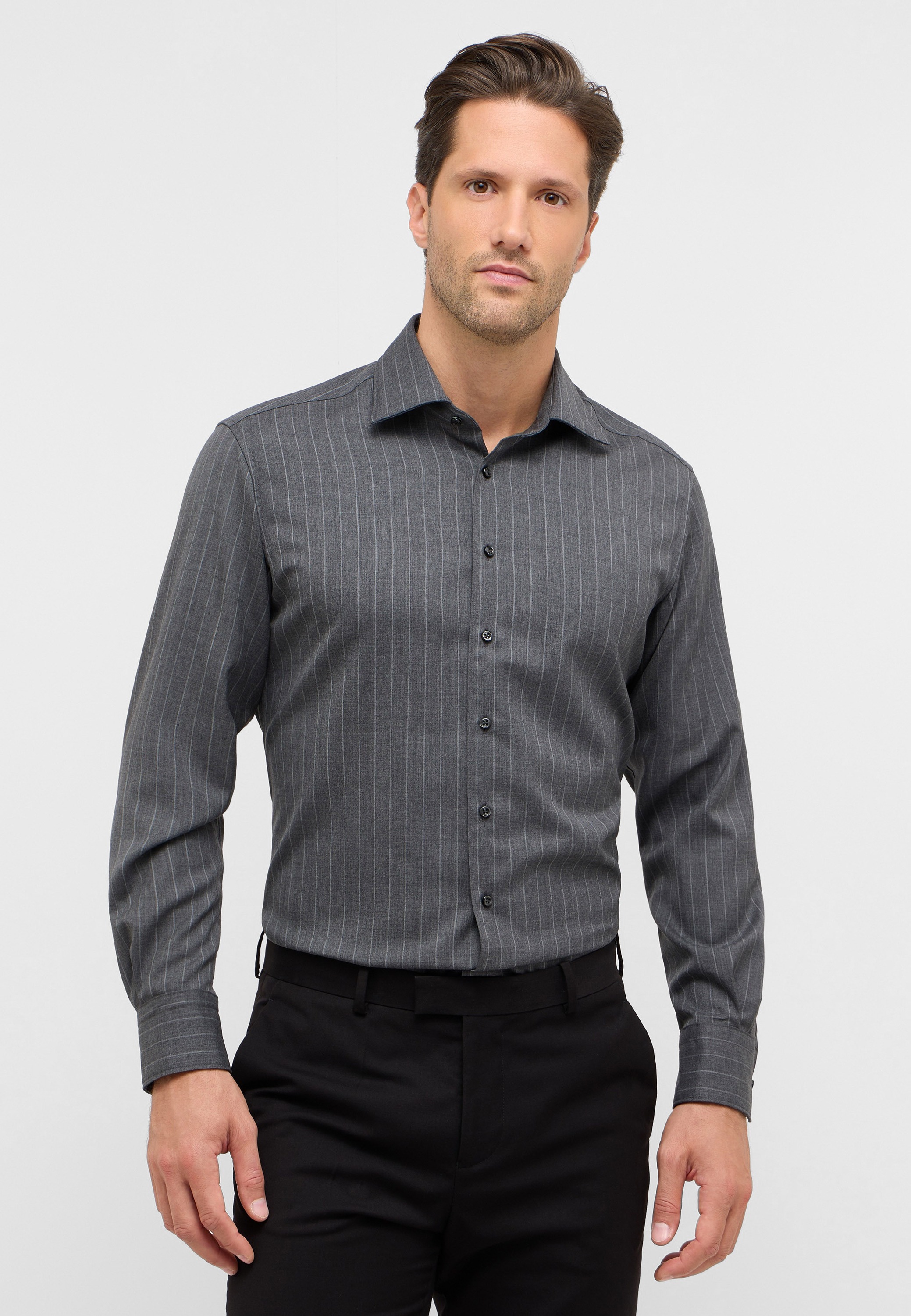 Eterna Langarmhemd »MODERN FIT« NON IRON (bügelfrei)