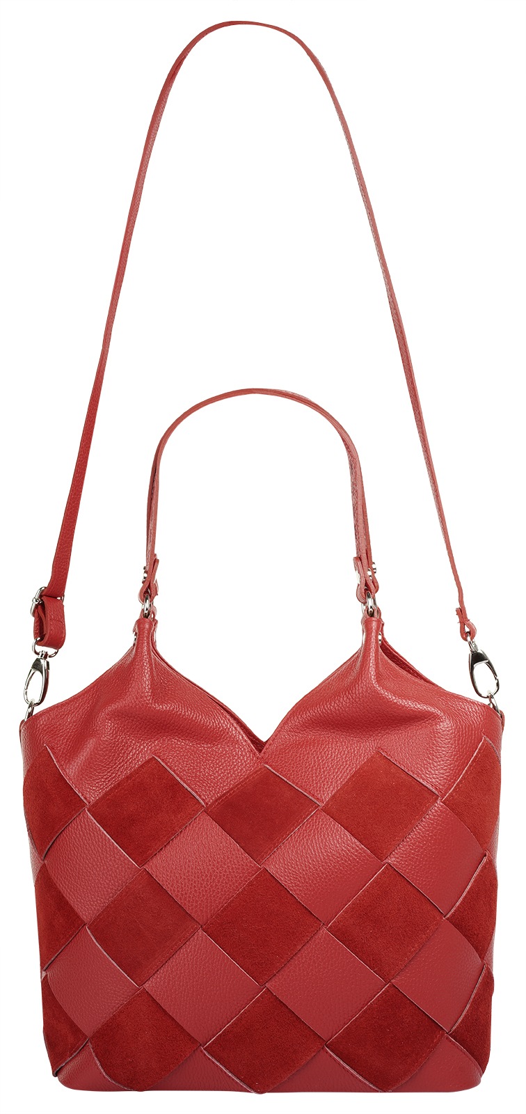 Samantha Look Shopper, echt Leder, Made in Italy