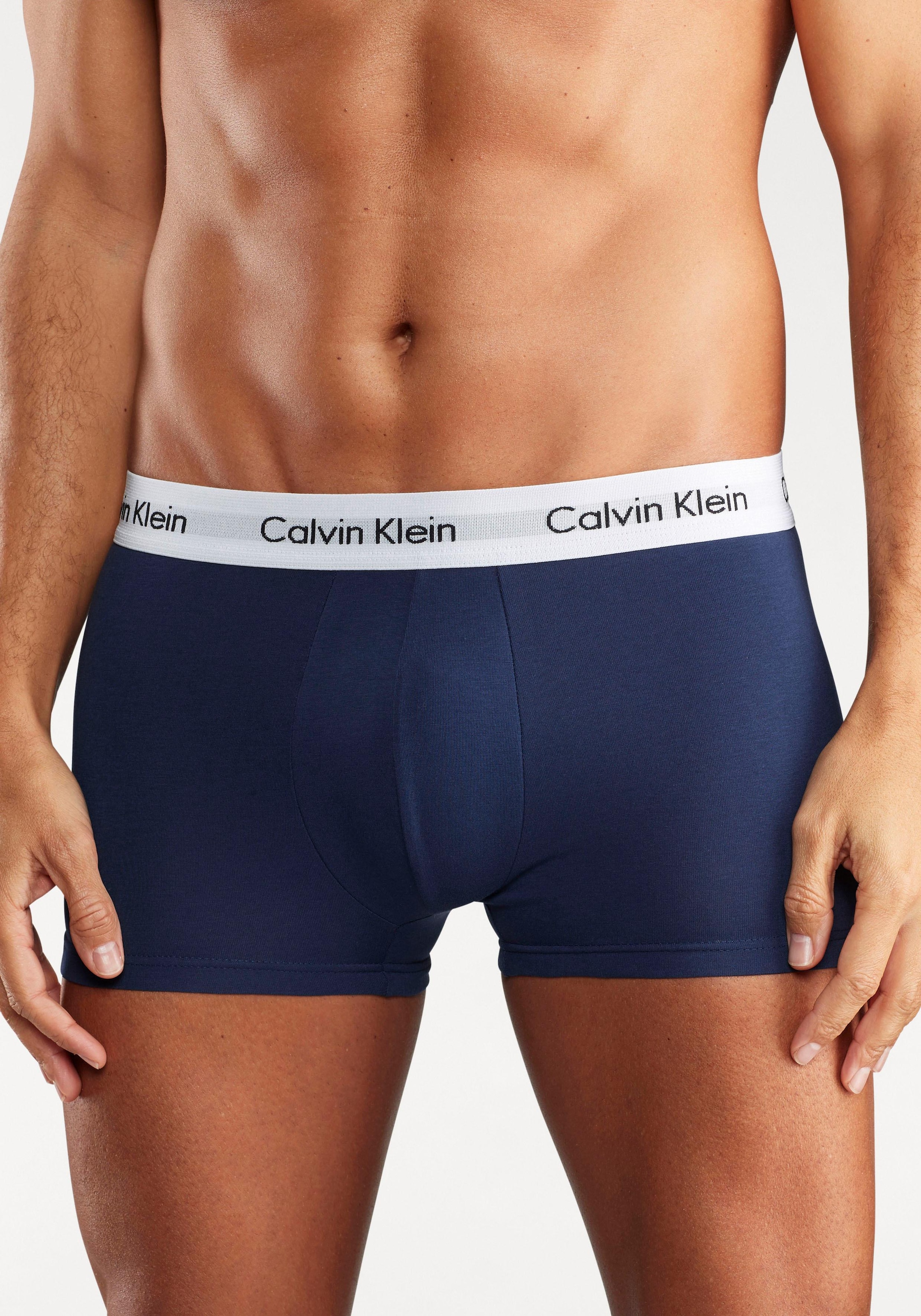 Calvin Klein Underwear Hipster, (3 St.), mit weissem Webbund