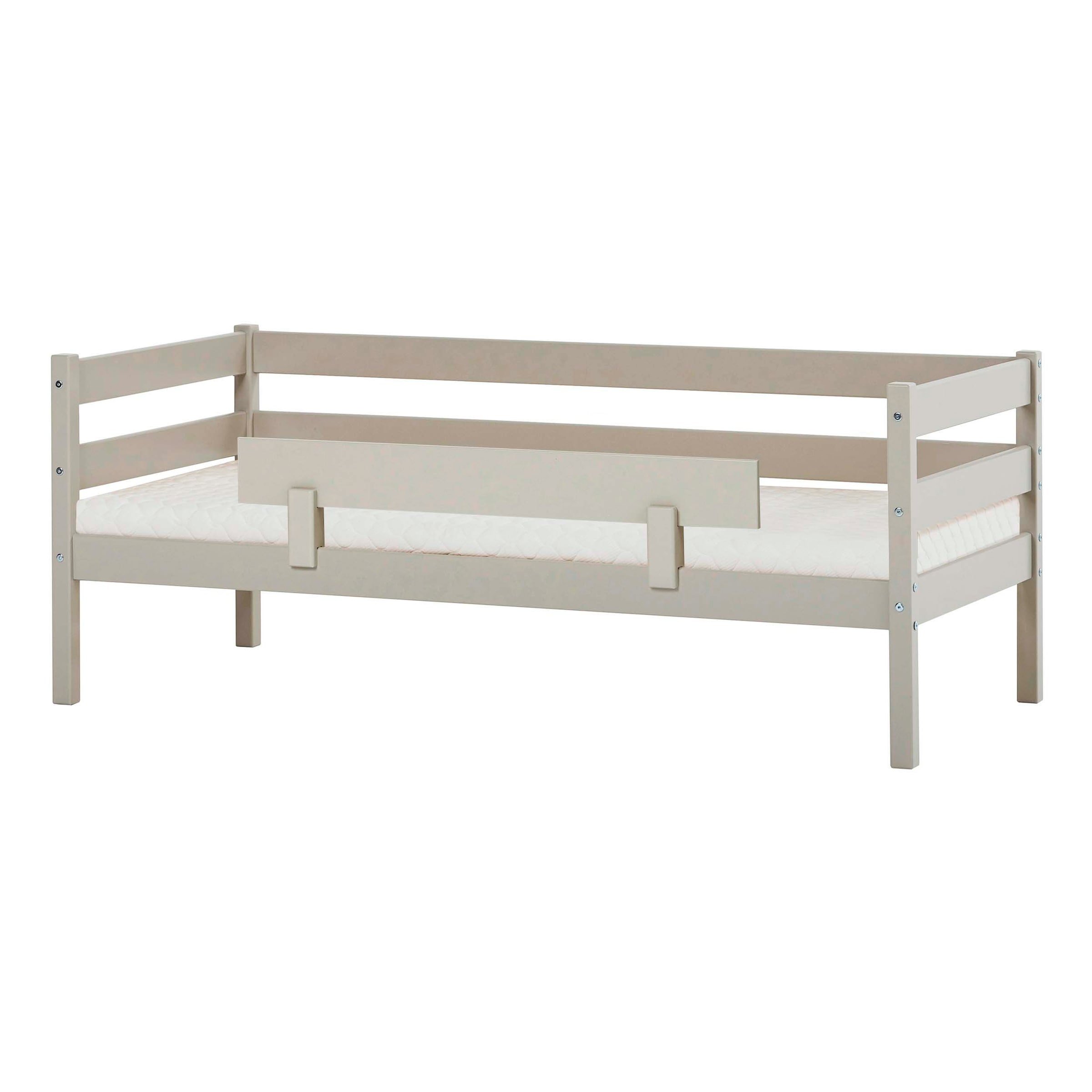 Hoppekids Einzelbett "ECO Comfort Kinderbett, Kiefer Massivholz, Jugendbett inkl. Rollrost" 70x160 cm, wahlweise in verschieden Farben/ Matratze/ Absturzsicherung
