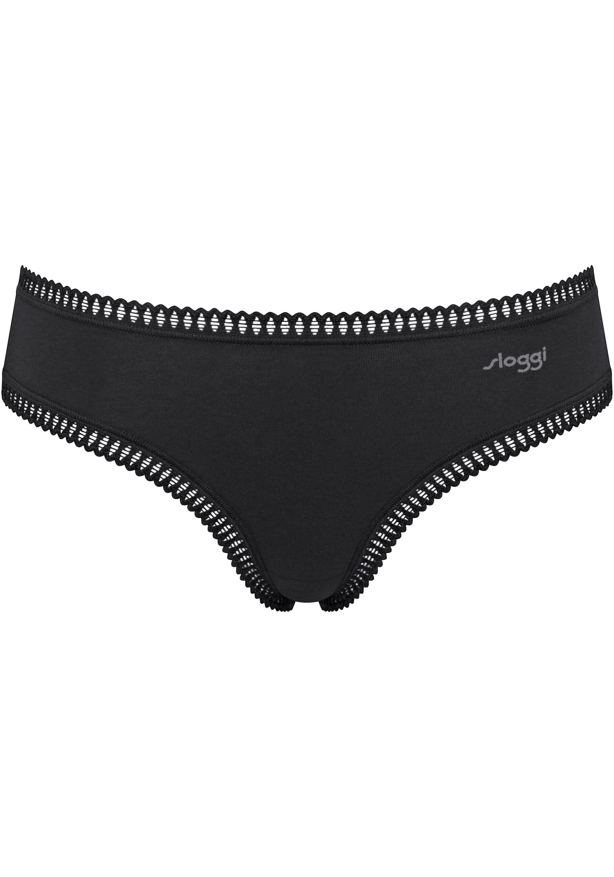 sloggi Slip »GO Crush Hipster C3P«, (3er Pack), mit Spitzendetails