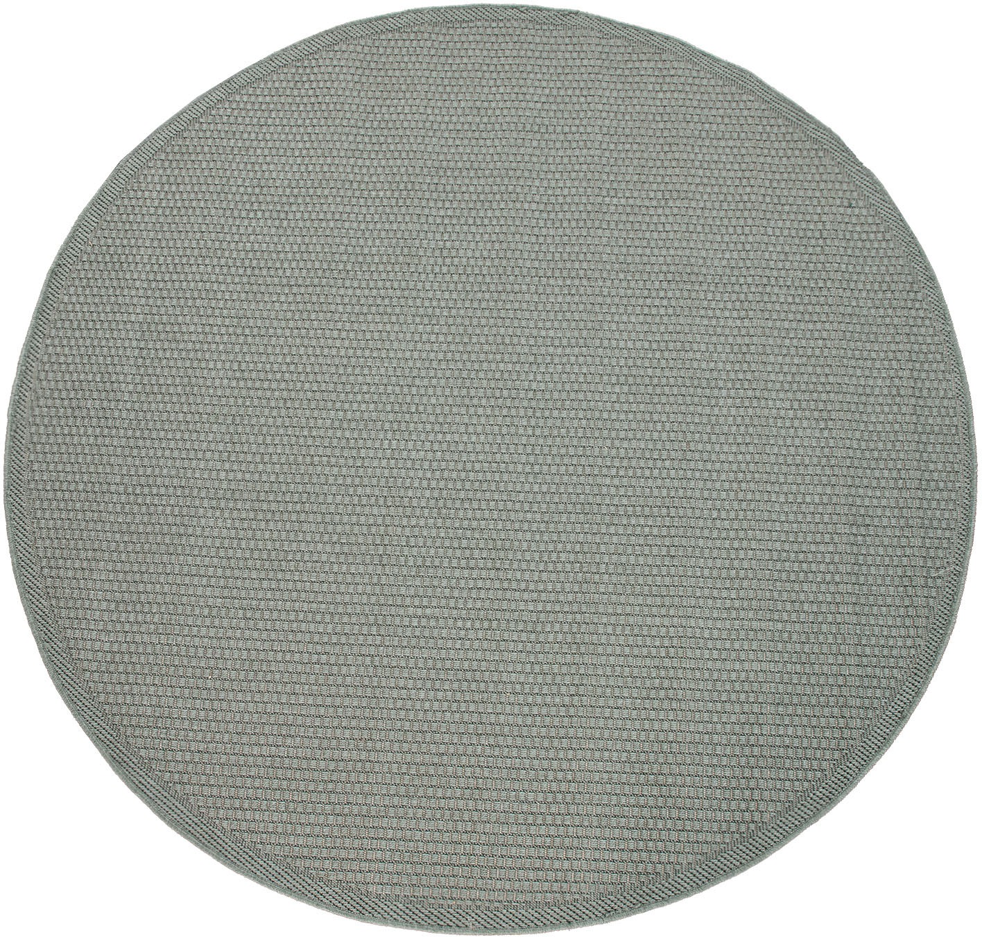 Paco Home Teppich »Timber 125«, rund, 4 mm Höhe, Flachgewebe, Sisal Optik, In- und Outdoor geeignet, Wohnzimmer