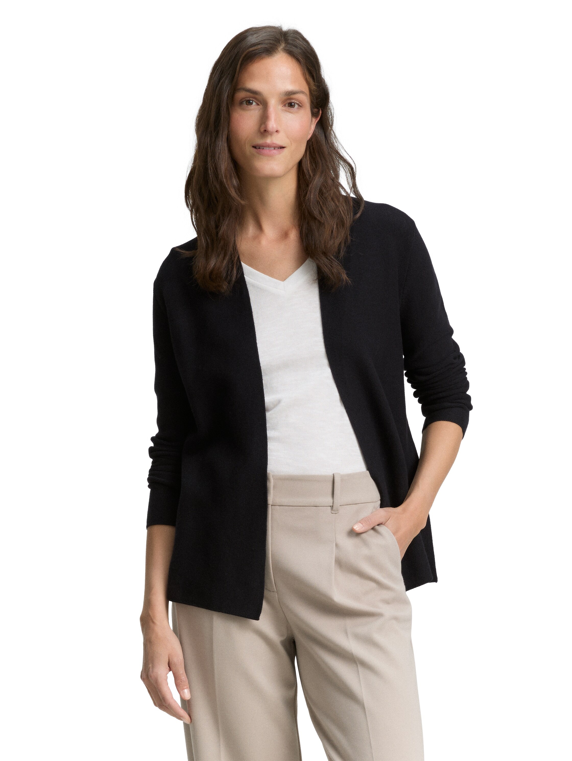 TOM TAILOR Cardigan mit feiner Struktur