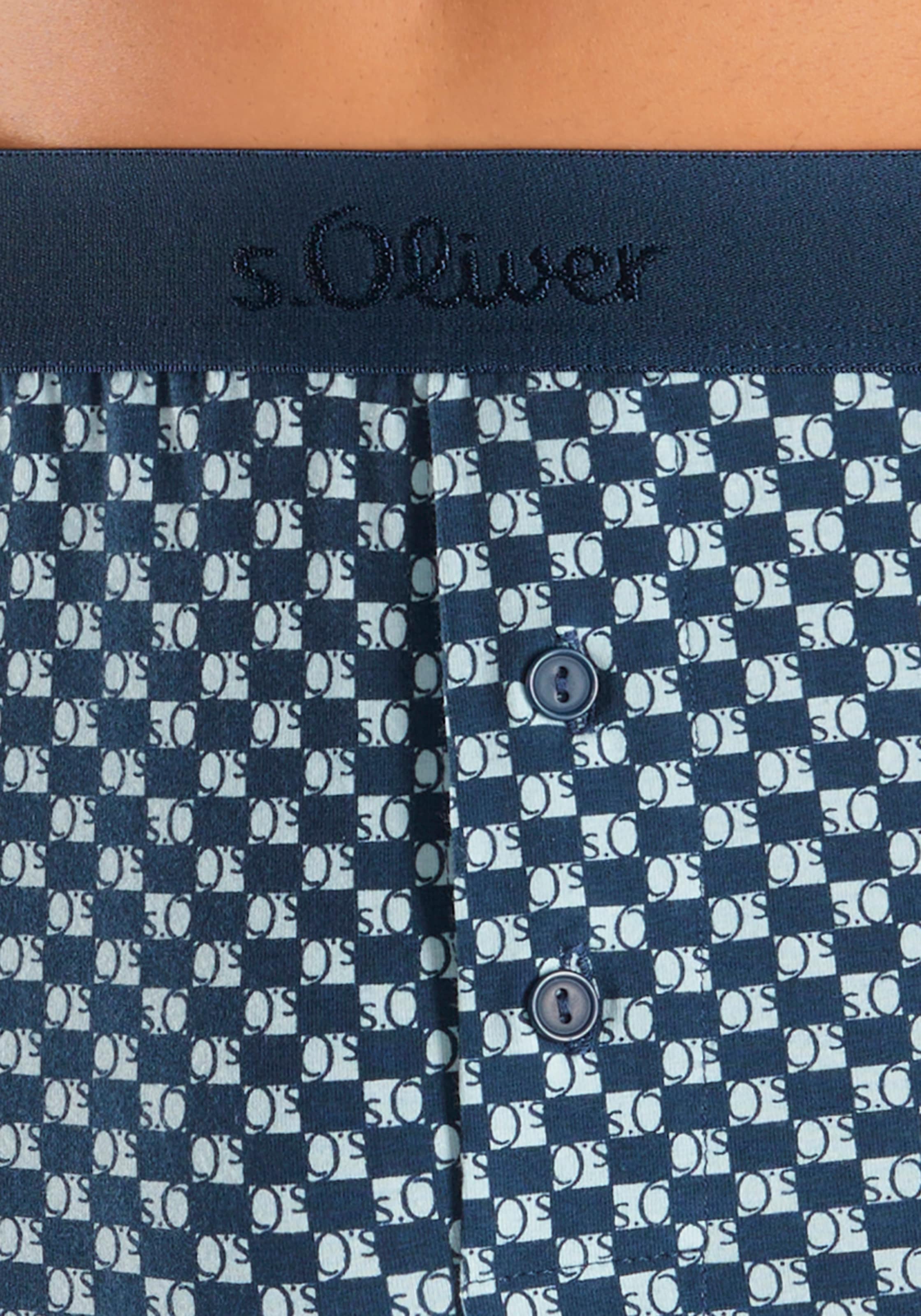 s.Oliver Weiter Boxer, (Packung, 2 St.), unifarben und gemustert