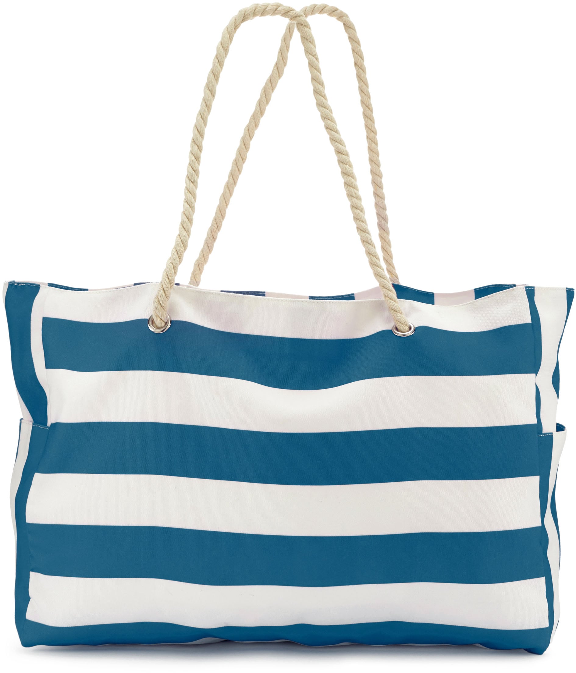 Vivance Shopper »Strandtasche«, Schultertasche, Sommertasche, Handtasche, Tragetasche VEGAN