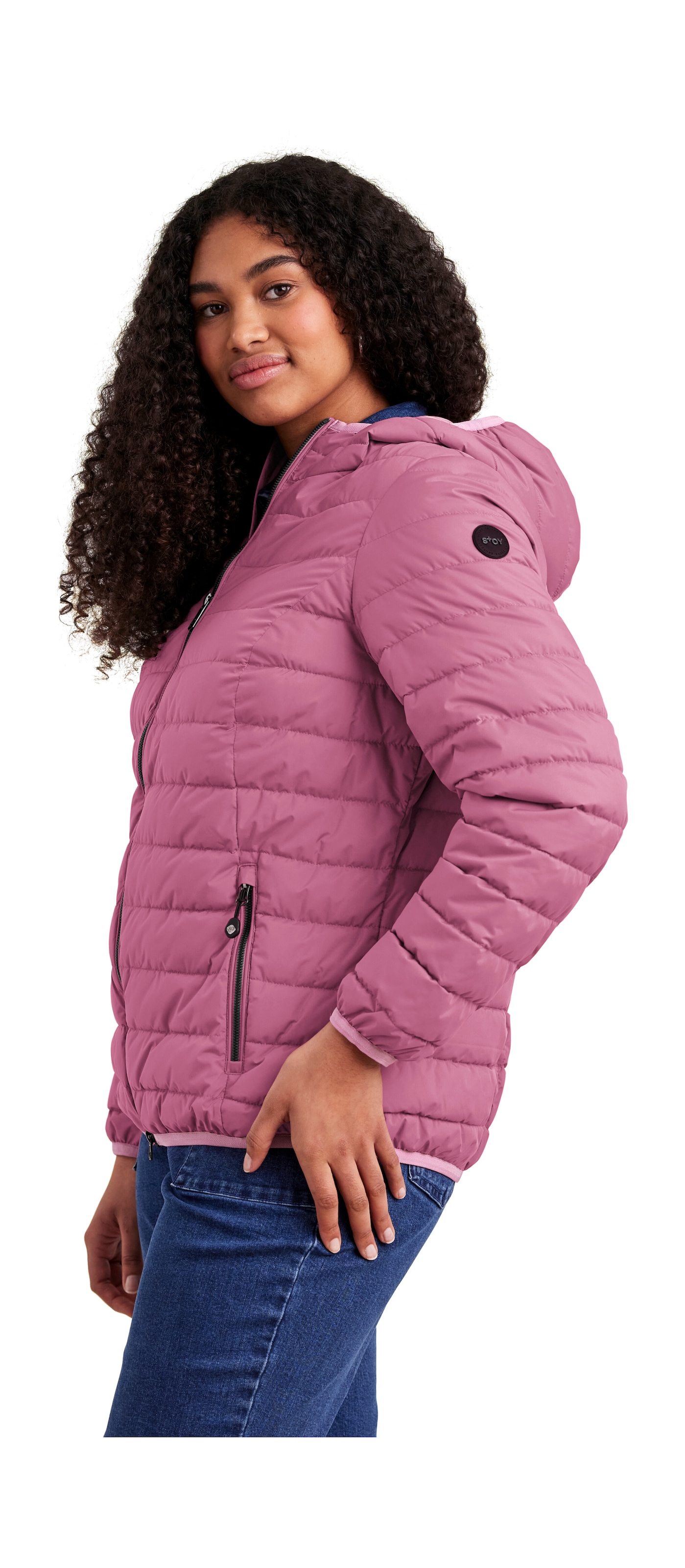 STOY Steppjacke »STS 3 WMN QLTD JCKT«, atmungsaktive, wasserabweisende Damen Steppjacke in grossen Grössen