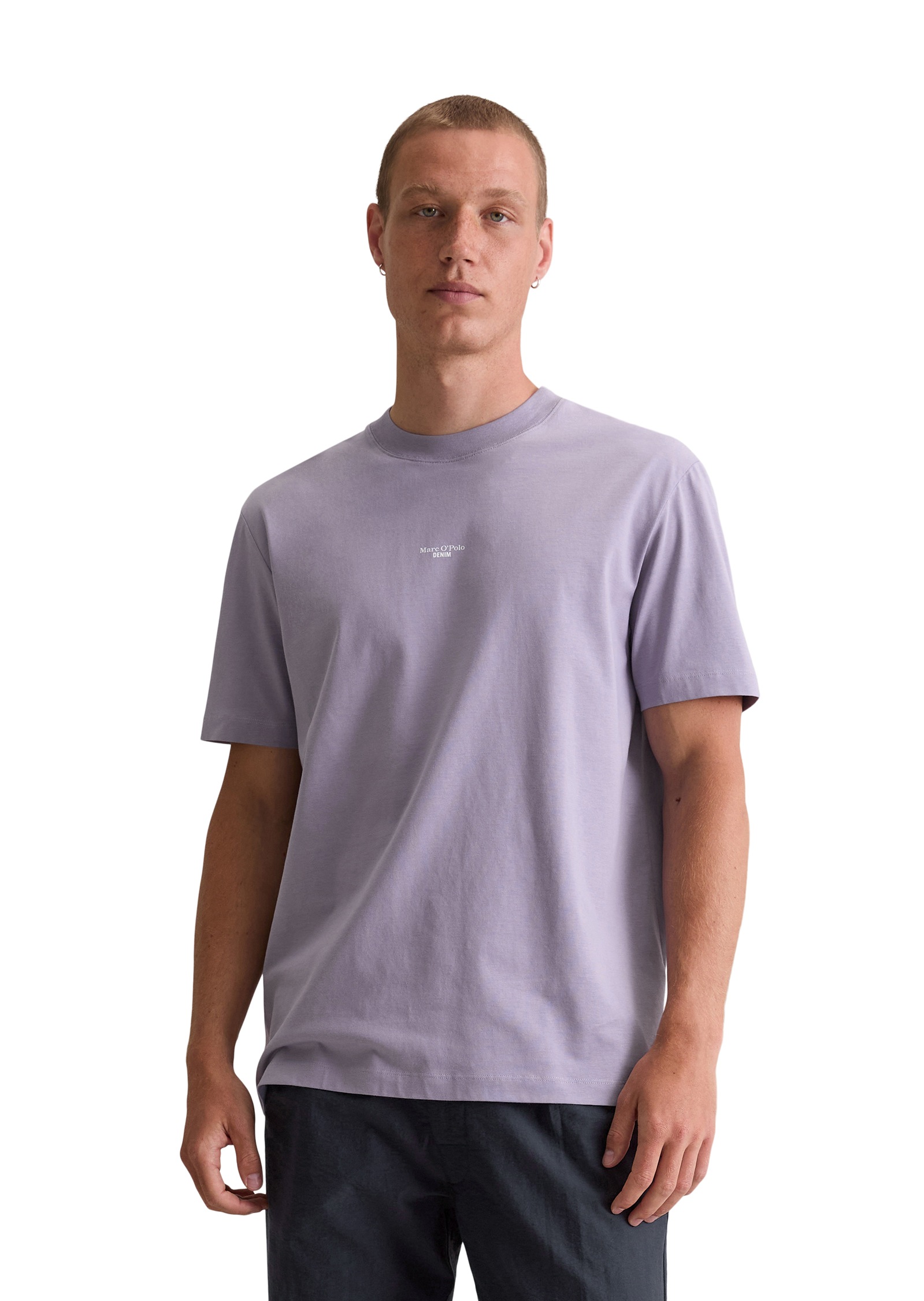 Marc O'Polo DENIM T-Shirt Basic, relaxed, dezenter Logo-Print