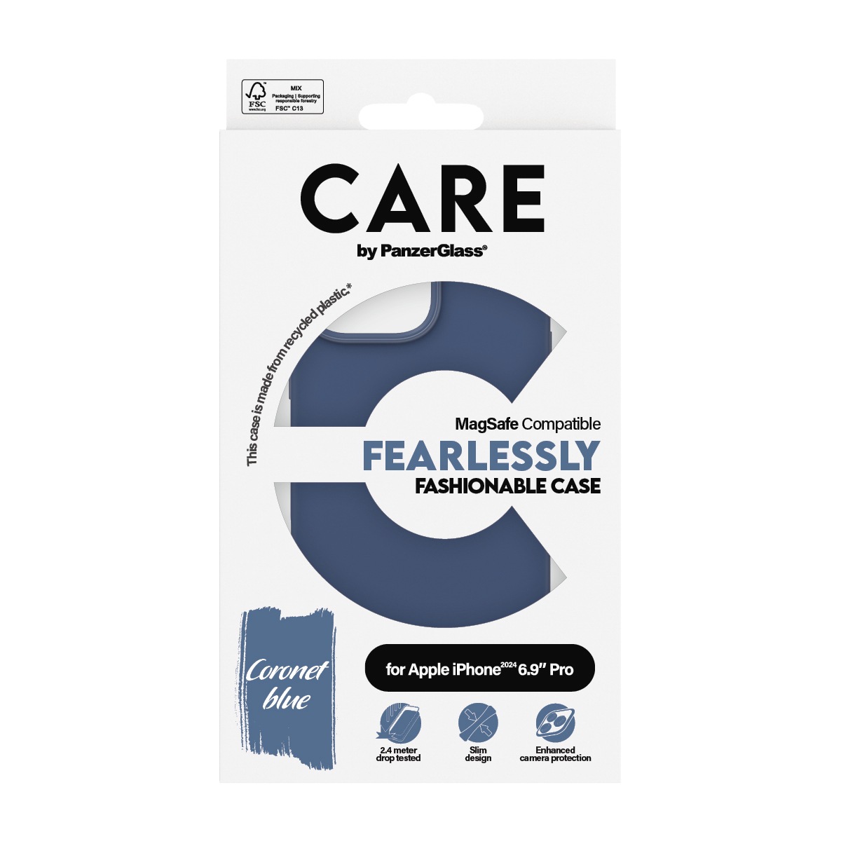 CARE by PanzerGlass Handyhülle »Fashionable Case für Apple iPhone 16 Pro Max«, Backcover, Schutzhülle, Handyschutzhülle, Case, Schutzcase, stossfest