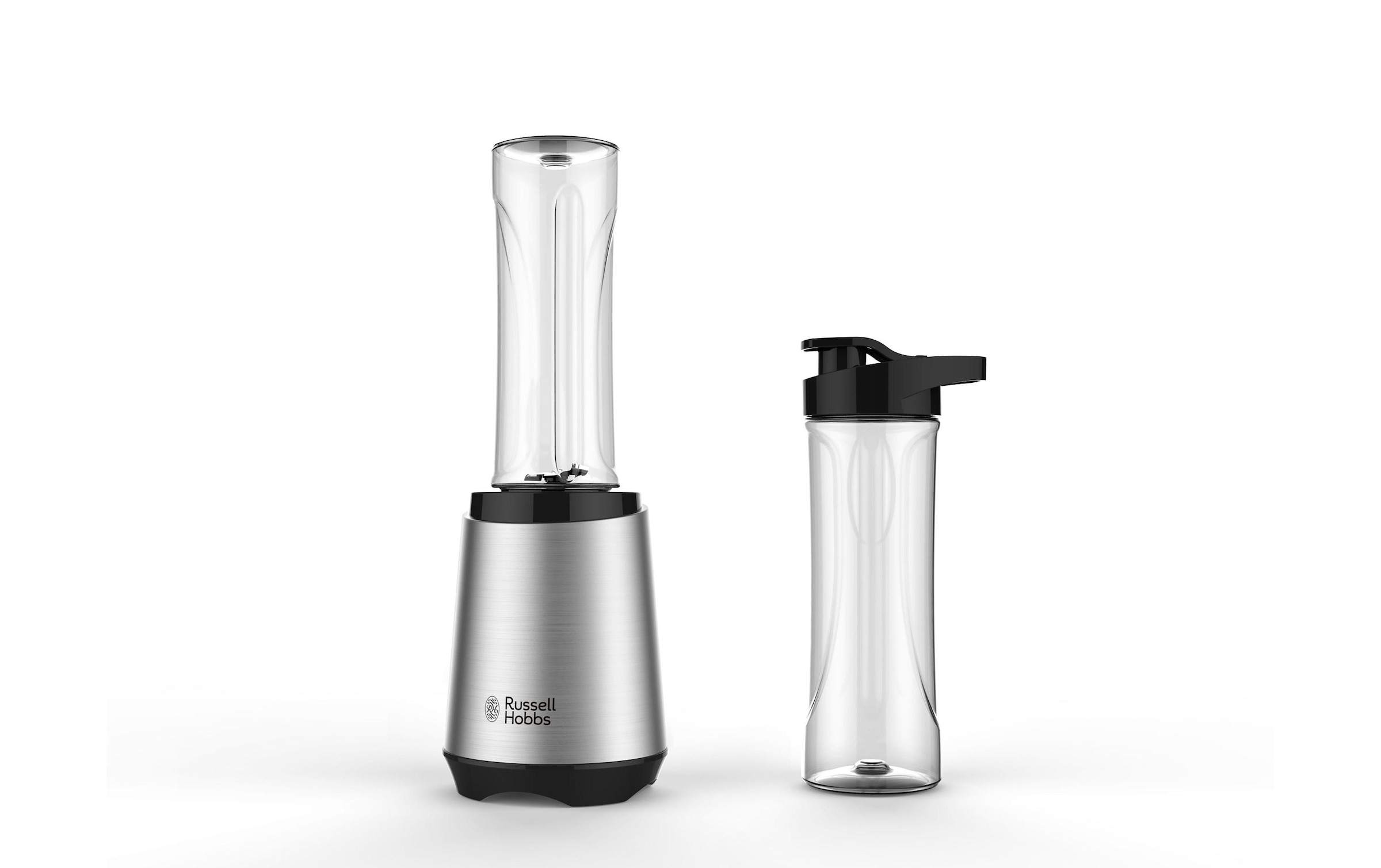 RUSSELL HOBBS Smoothie-Maker »Mix and Go Steel«, 300 W