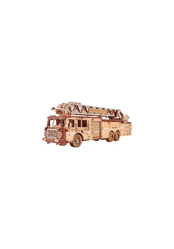 nicht definiert Spielbausteine »WoodTrick Feuerwehrauto«, (636 St.)