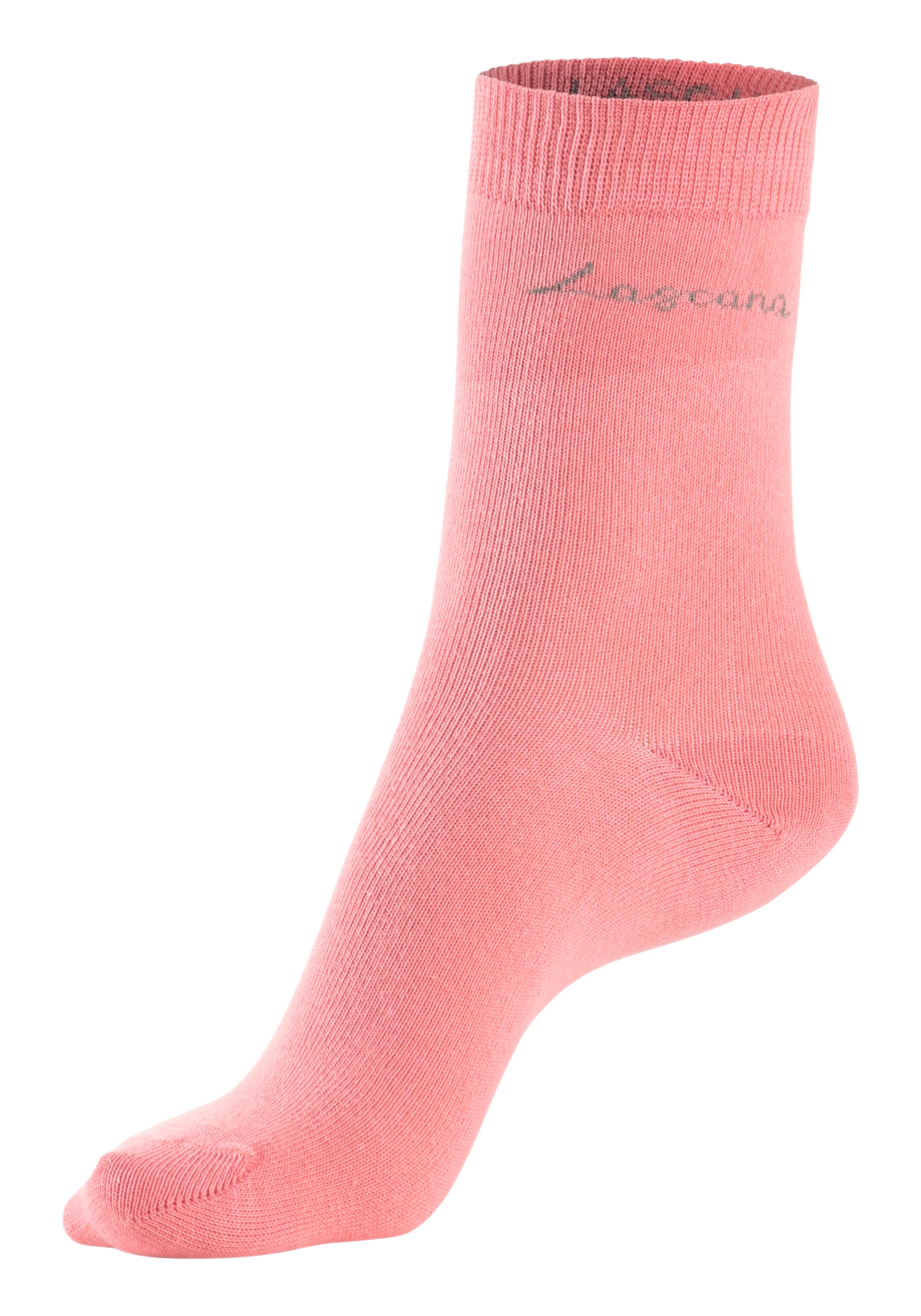 LASCANA Basicsocken, (Box, 4 Paar), in ansprechender Geschenkbox