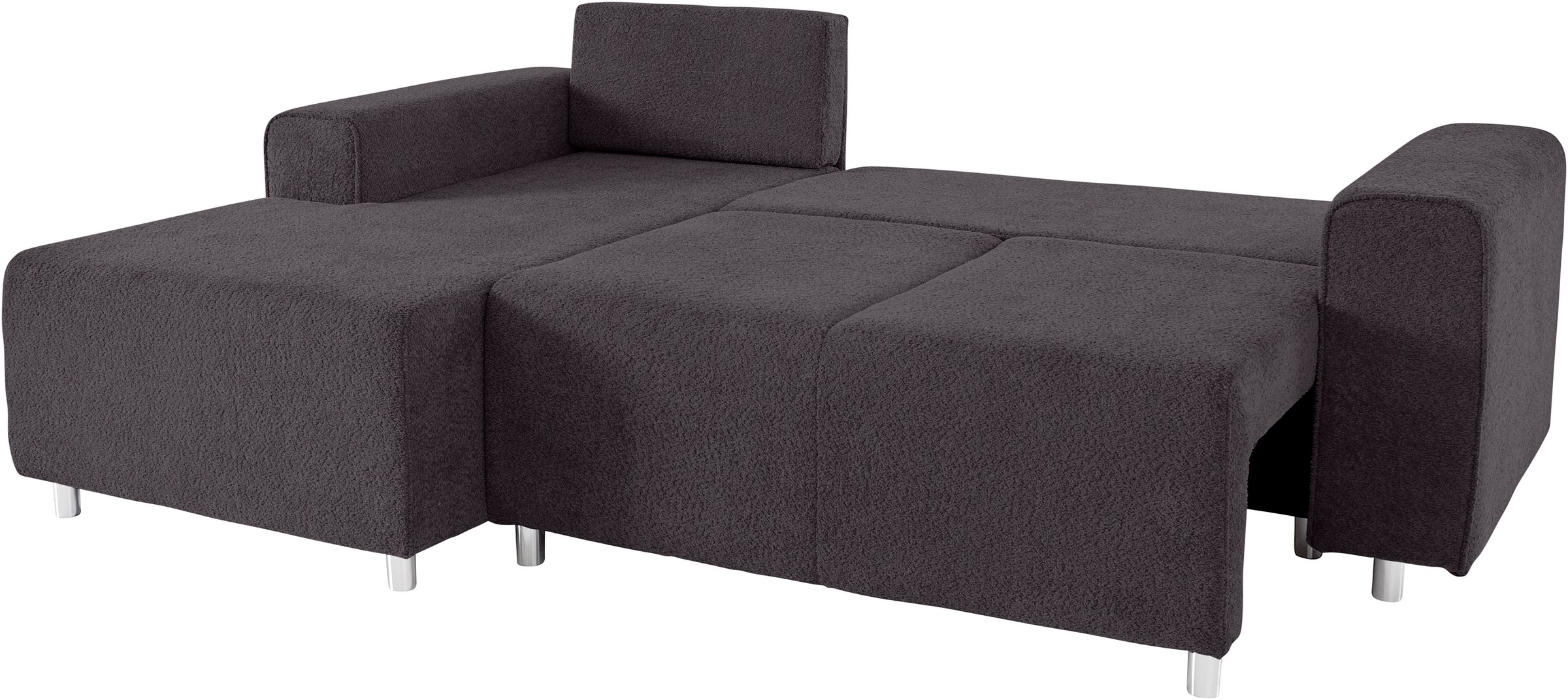 Guido Maria Kretschmer Home&Living Ecksofa »Györ«, L-Form, wahlweise mit Bettfunktion und Bettkasten incl. 2 Zierkissen