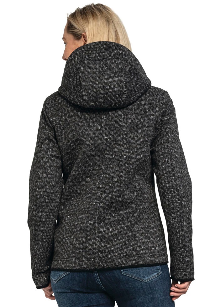 Schöffel Fleecejacke »Fleece Hoody Aurora L«, mit Kapuze, Wärmend, atmungsaktiv Übergangsjacke