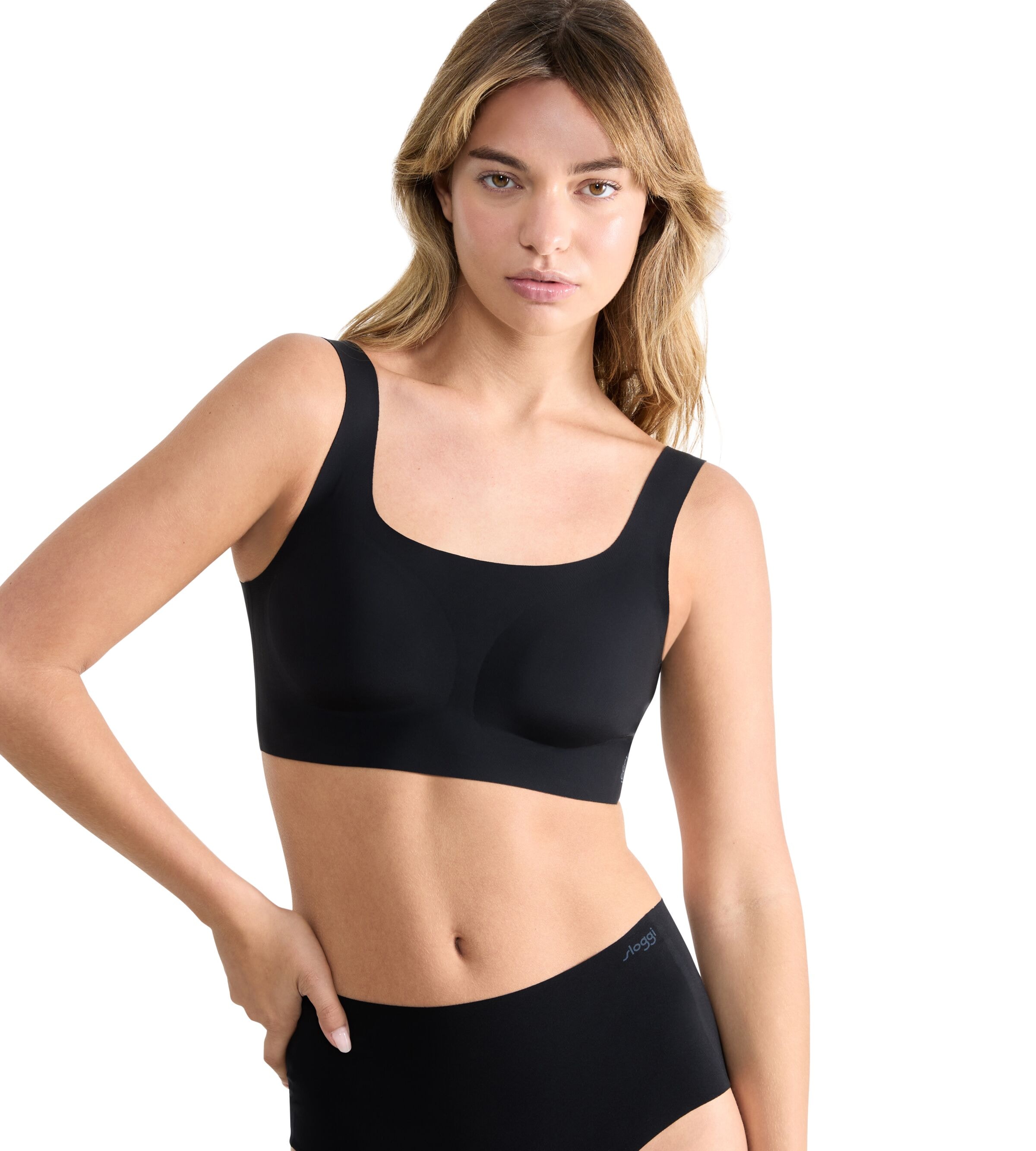 sloggi Bustier »Zero Feel 2.0« nahtlos und unsichtbar, herausnehmbare Pads, dehnbar, Microfaser