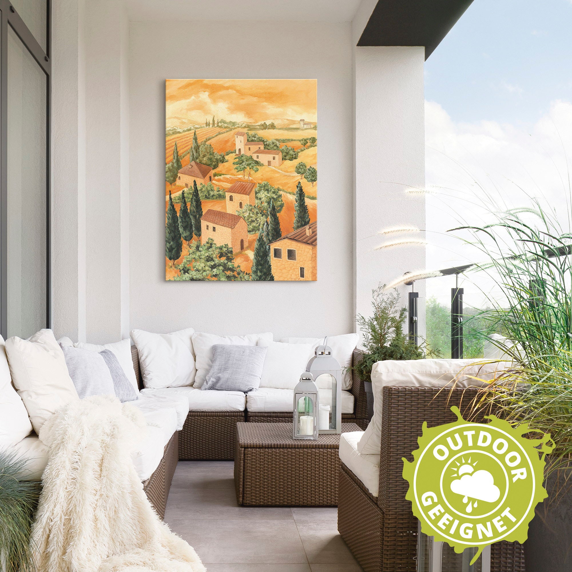 Artland Wandbild »Landschaft Italien«, Europa, (1 St.), als Alubild, Outdoorbild, Leinwandbild, Poster in verschied. Grössen