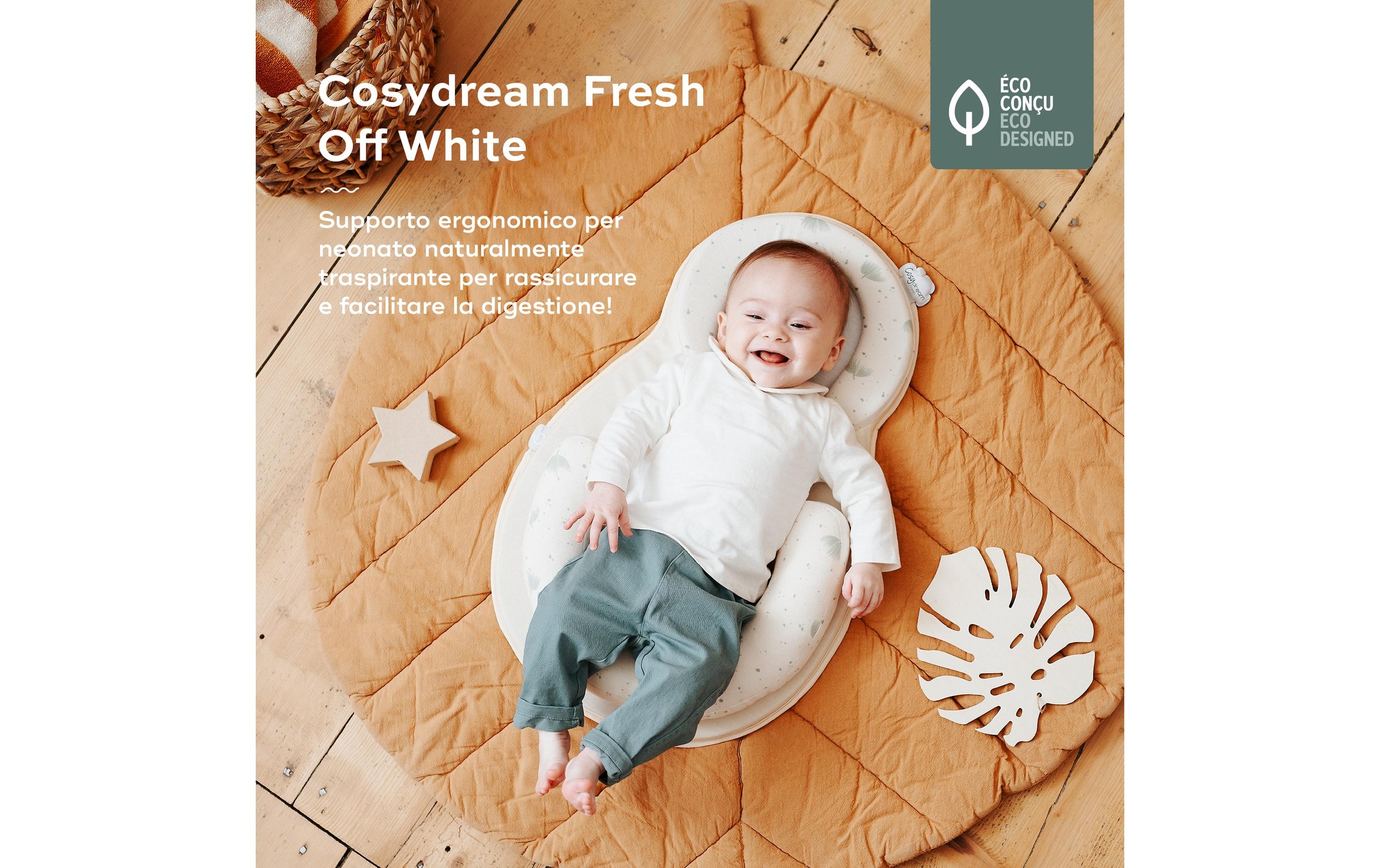 BABYMOOV Nackenkissen »Cosydream Fresh Mineral Beige«
