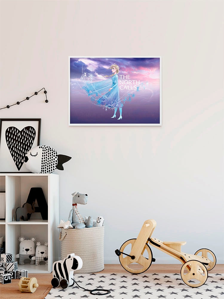 Komar Poster »Frozen Elsa The North Calls«, Disney, (1 St.), Kinderzimmer, Schlafzimmer, Wohnzimmer