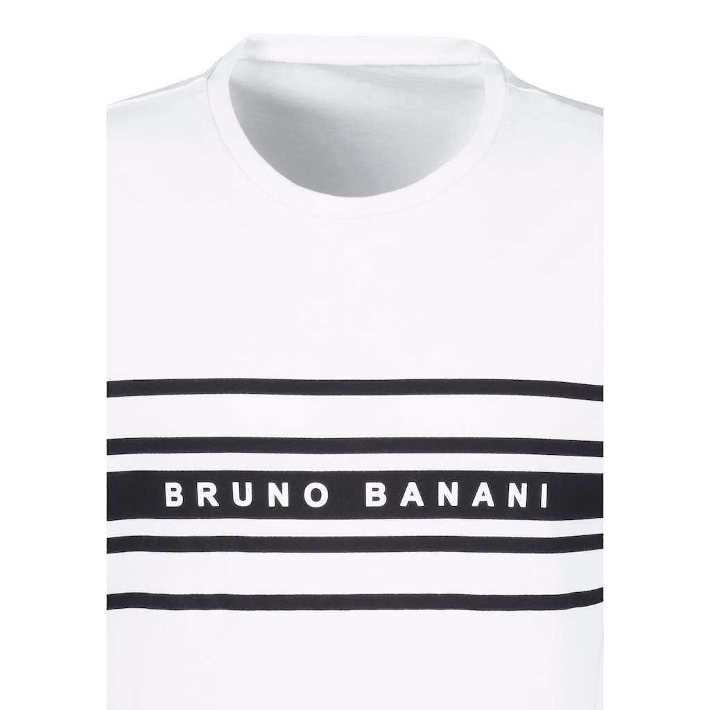 Bruno Banani Schlafanzug, (Spar-Set, 3 tlg.)