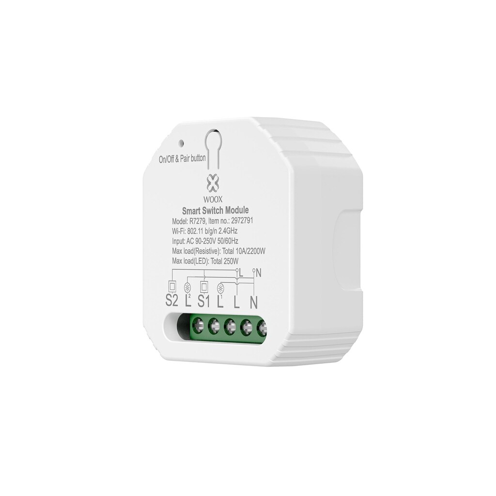 Smart-Home-Steuerelement »WOOX WiFi Smart Switch R7279 230 V«