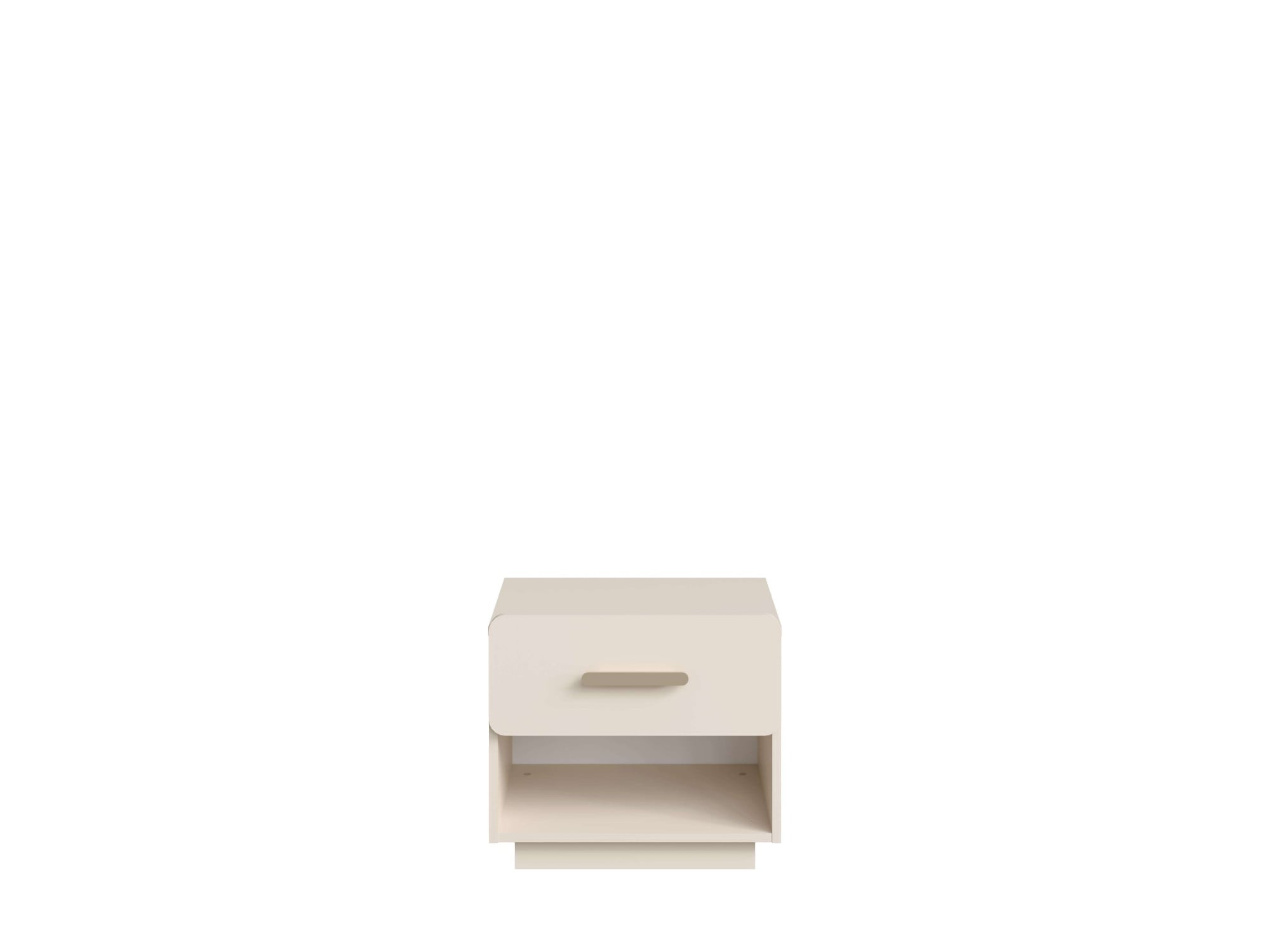 Home affaire Nachttisch »CLAREI 2er Set, Nachttischen mit 1 Schublade, Masse B/H/T: 53/48/44 cm«, (Set), Set, 2 St., mit goldfarbenenen Kunststoffgriffen, Masse B/T/H: 53/22/48 cm