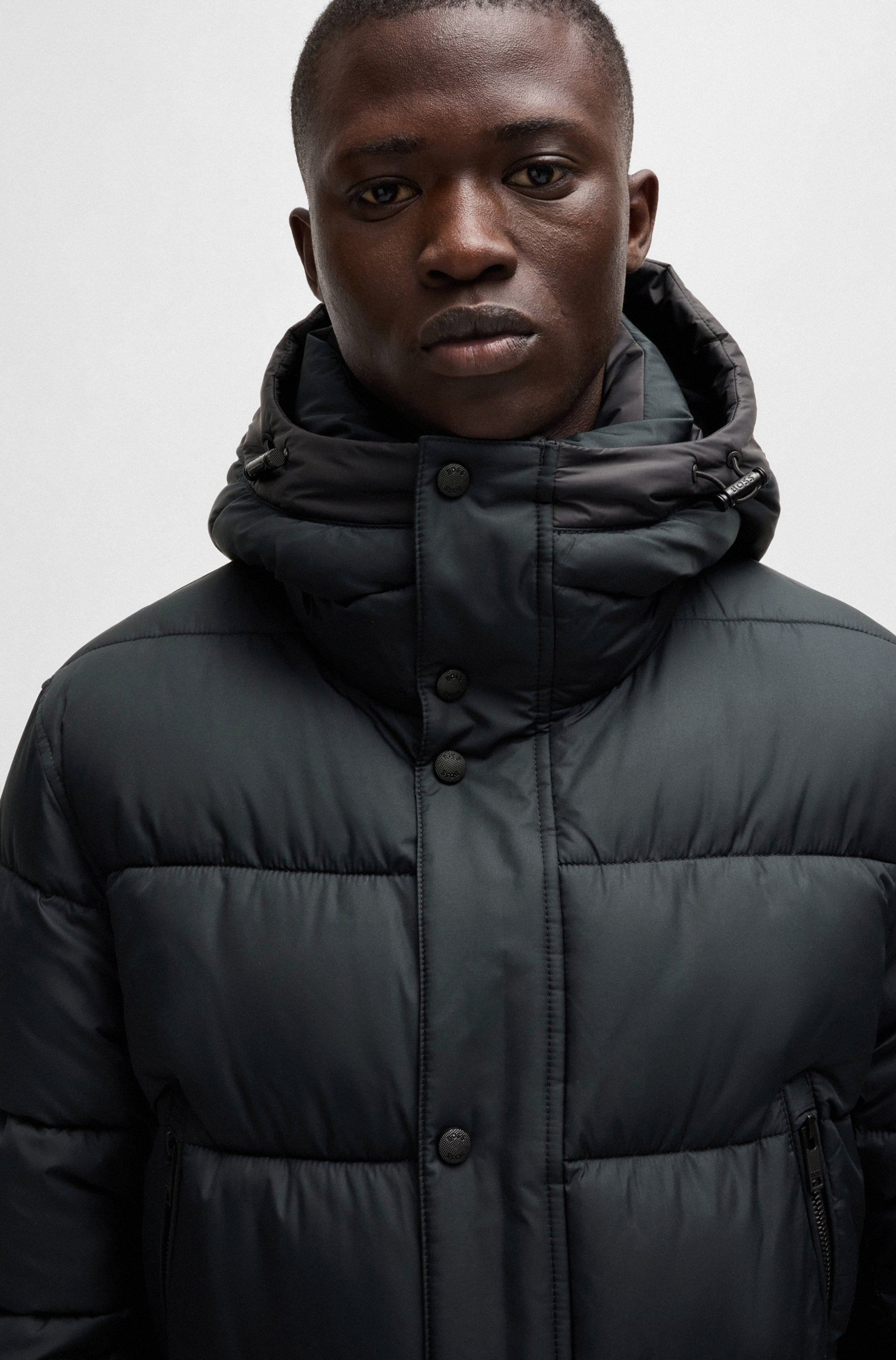 BOSS ORANGE Steppjacke »Omaris«, mit Kapuze, mit Reissverschlusstaschen