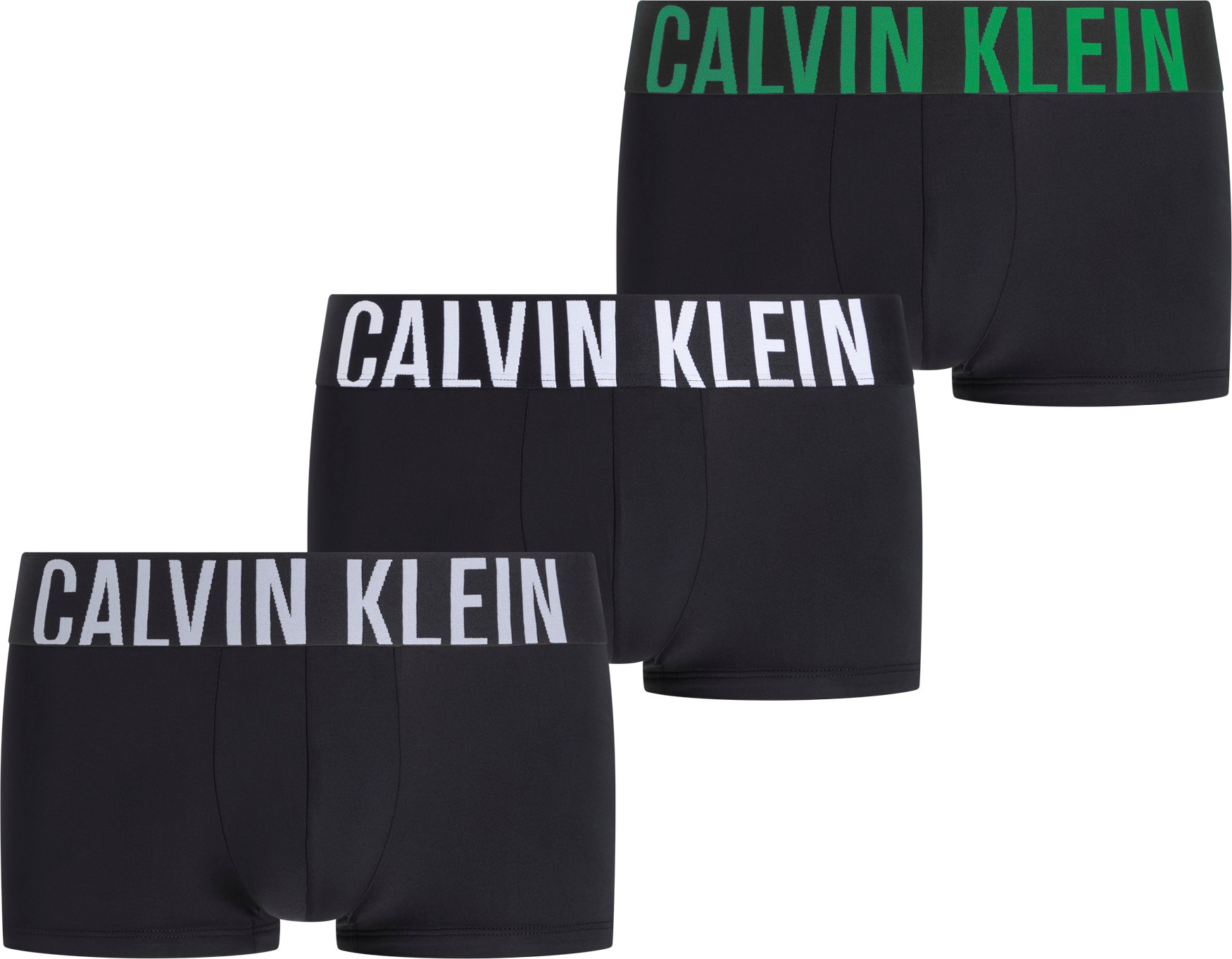 Calvin Klein Underwear Trunk »LOW RISE TRUNK 3PK« Packung, 3er-Pack, 3 Stk. mit Logobund