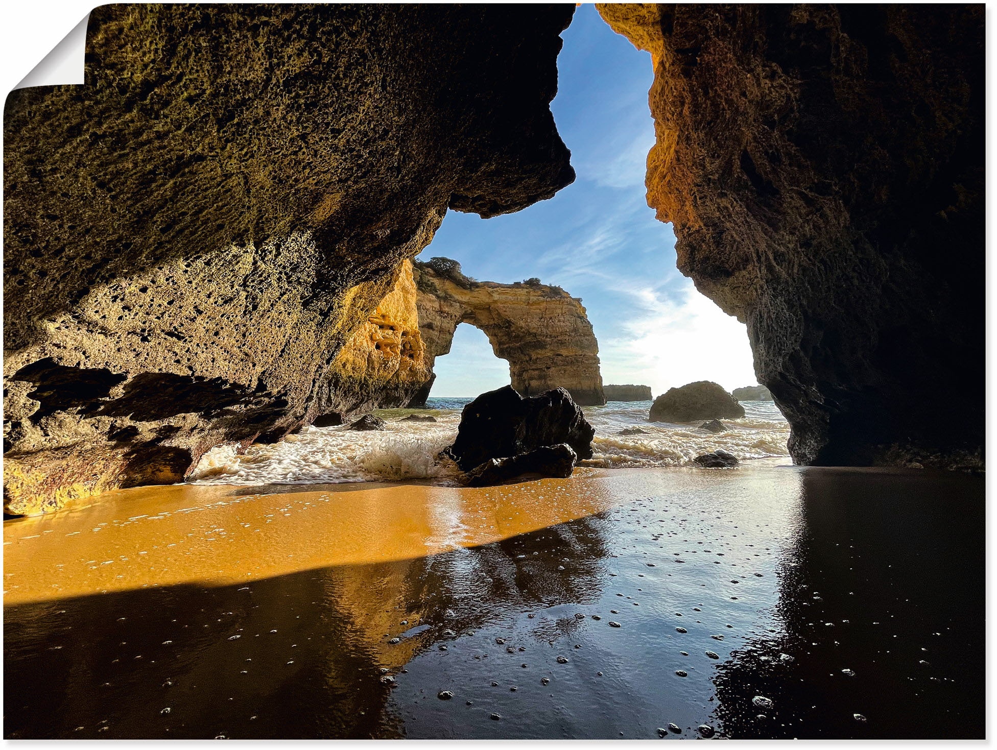 Artland Wandbild »Höhlen der Algarve in Portugal«, Höhlen, (1 St.), als  Alubild, Leinwandbild, Wandaufkleber oder Poster in versch. Grössen online  shoppen | Jelmoli-Versand
