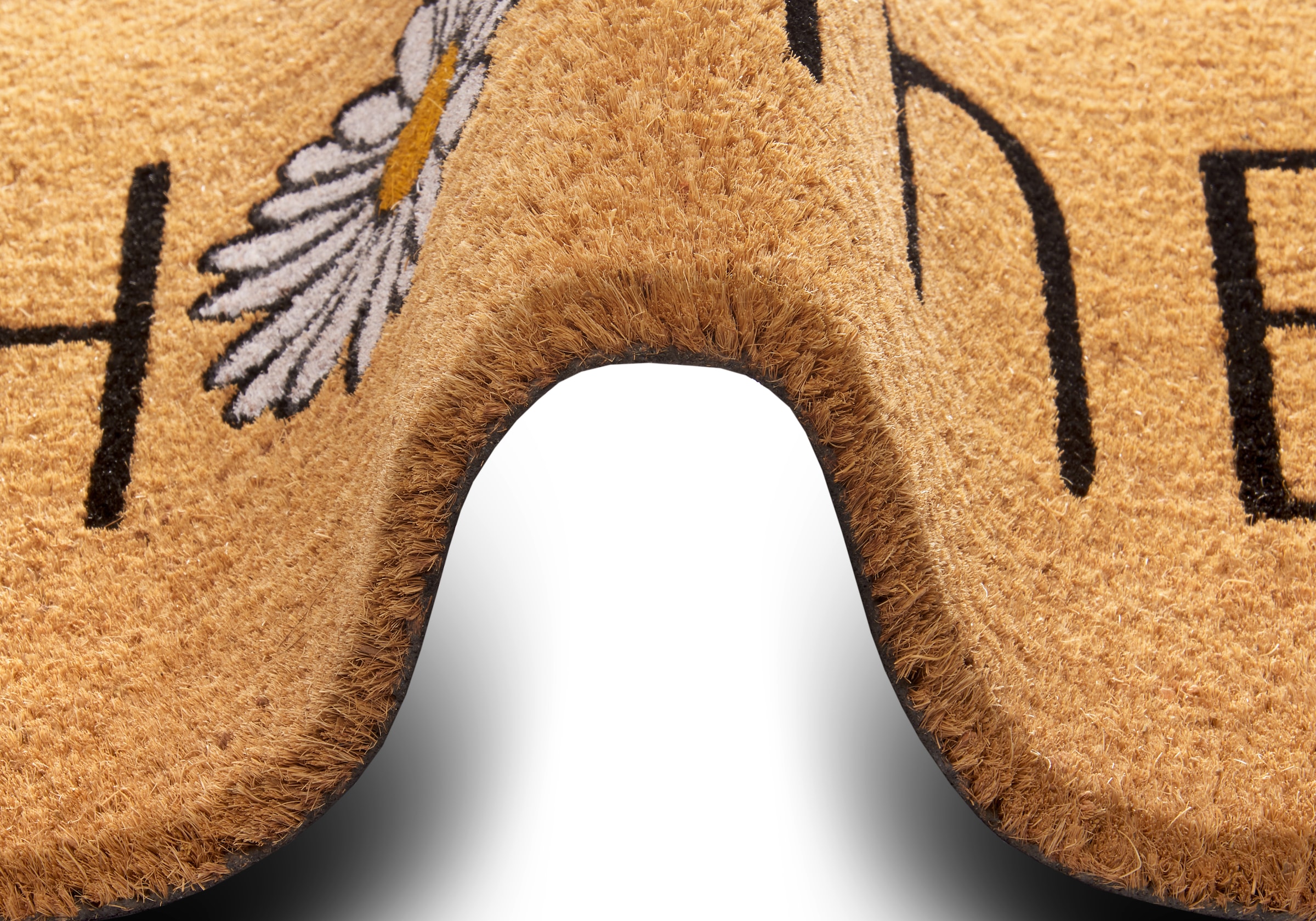 HANSE Home Fussmatte »Home, Türmatte«, rechteckig, 15 mm Höhe, Kokos, Schmutzfangmatte, Outdoor, Rutschfest, Innen, Kokosmatte, Flur