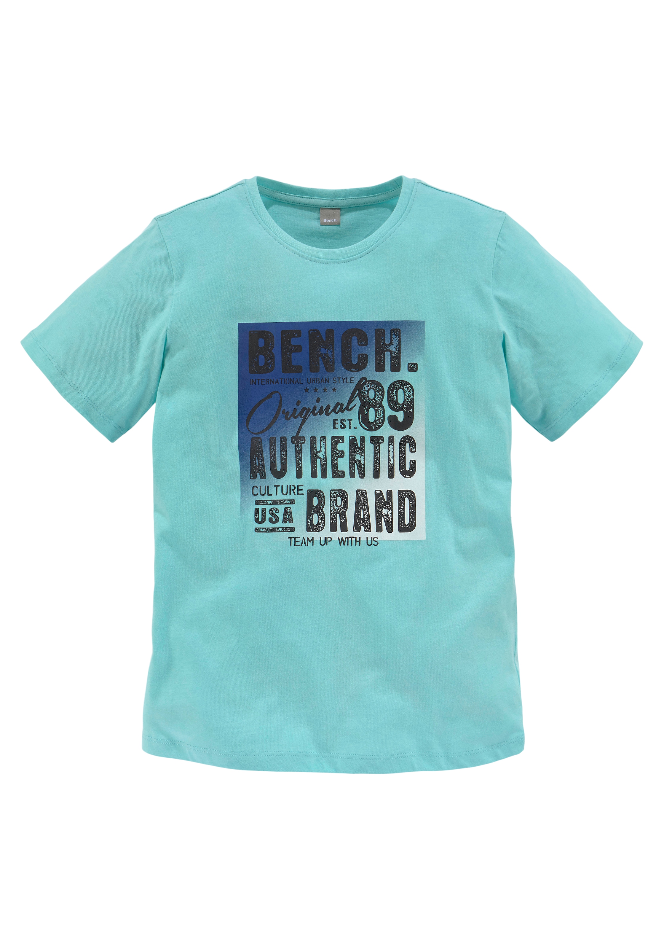 online »mit Logodruck« Bench. mehrfarbigem Jelmoli-Versand | ✵ T-Shirt entdecken