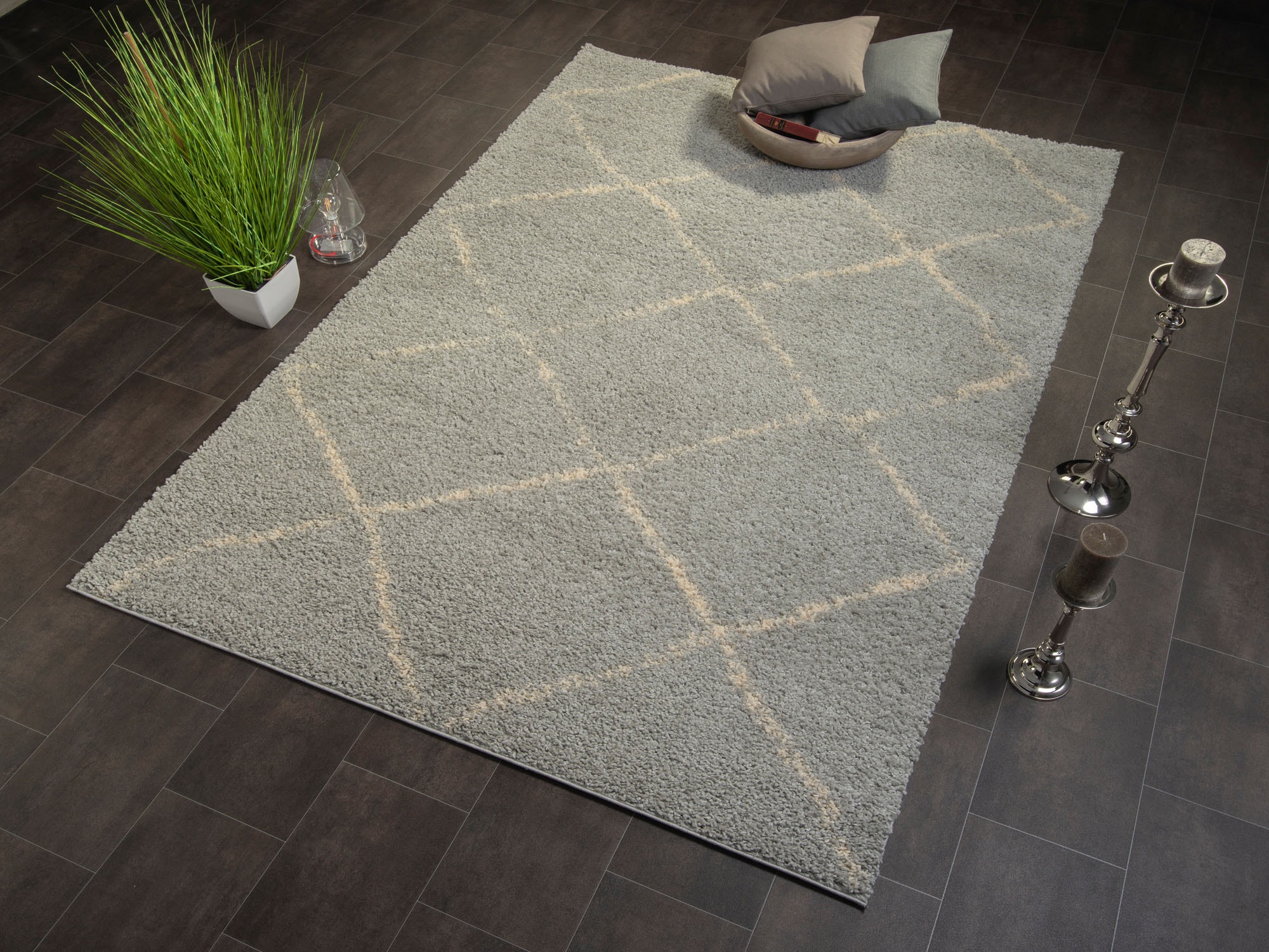 OCI DIE TEPPICHMARKE Hochflor-Teppich »Stockholm«, rechteckig, 30 mm Höhe, Wohnzimmer