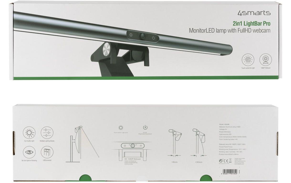 4smarts Webcam »2in1 LightBar Pro«